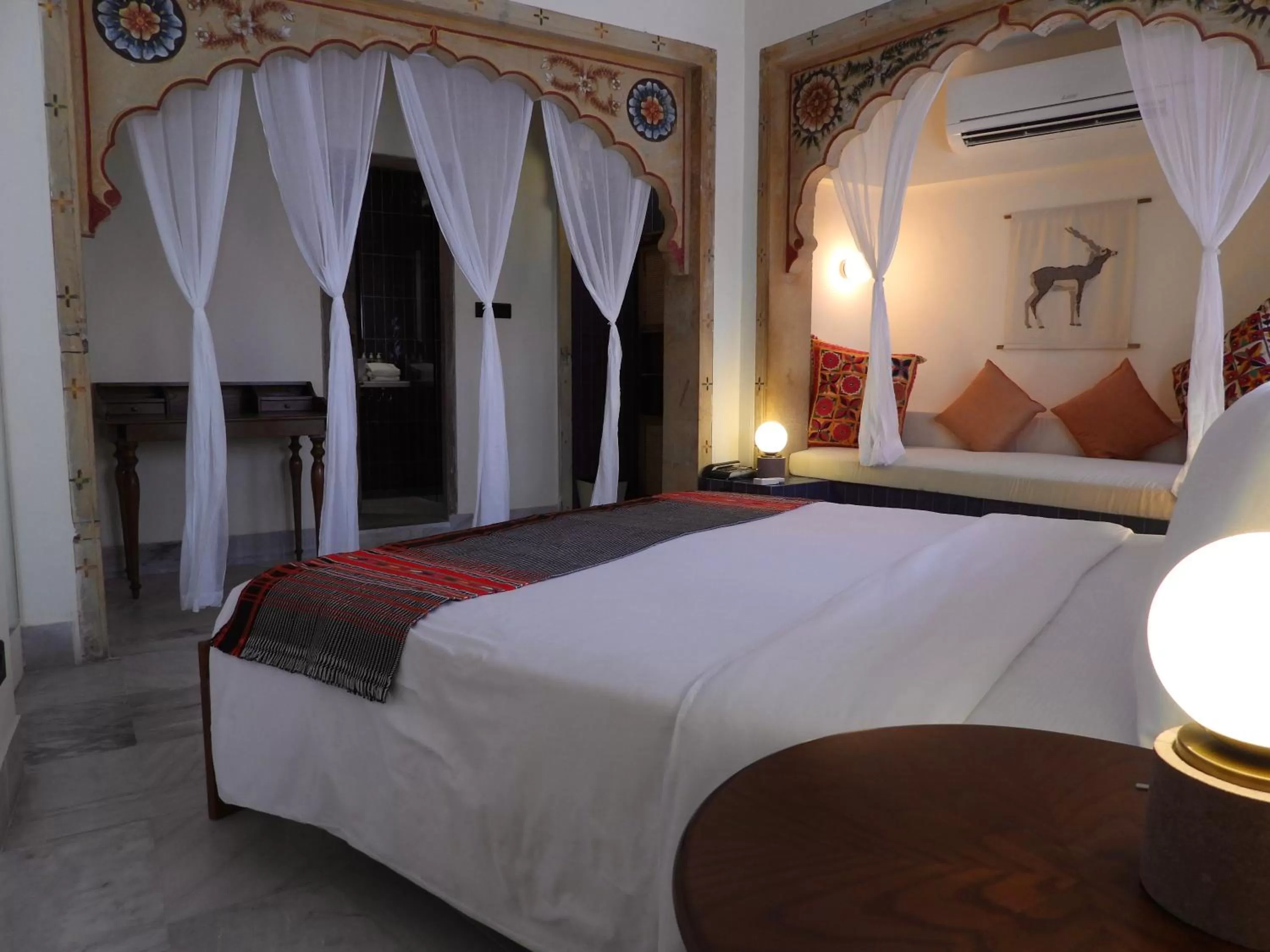 Bed in The Stepwell Hotel