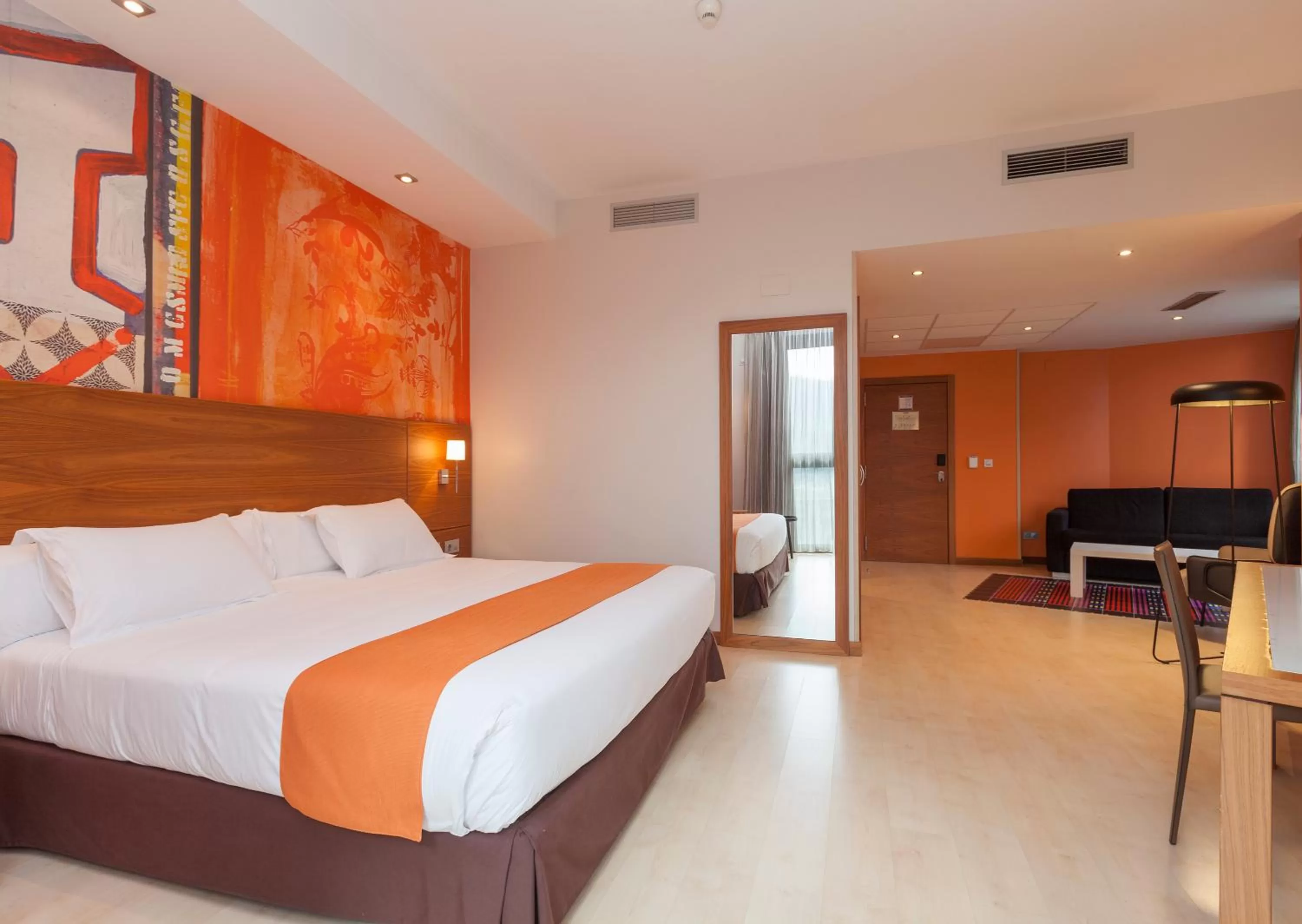 Quadruple Room in Spirit Hotel Gran Bilbao