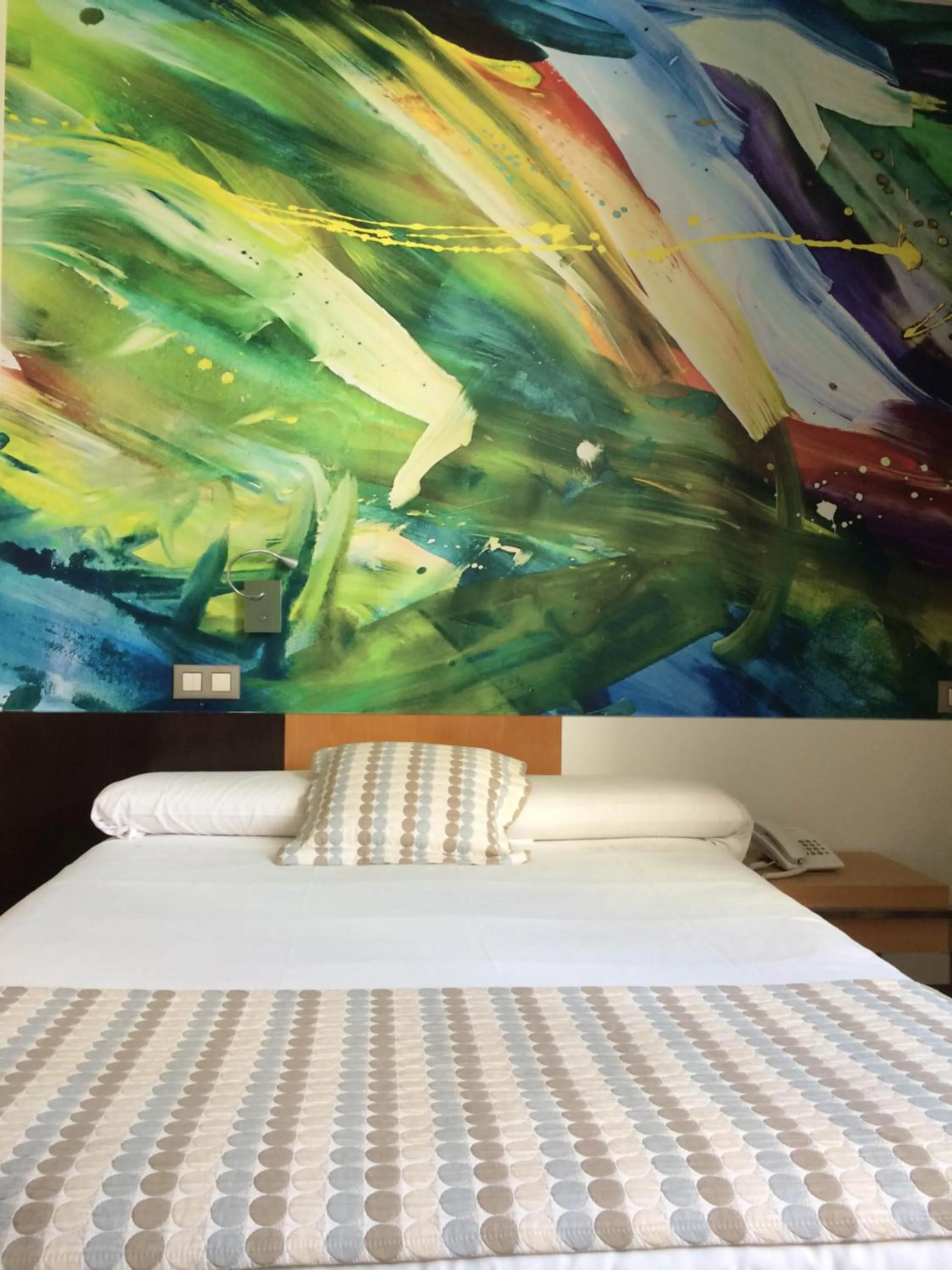 Bedroom, Bed in Hotel Vía Gótica