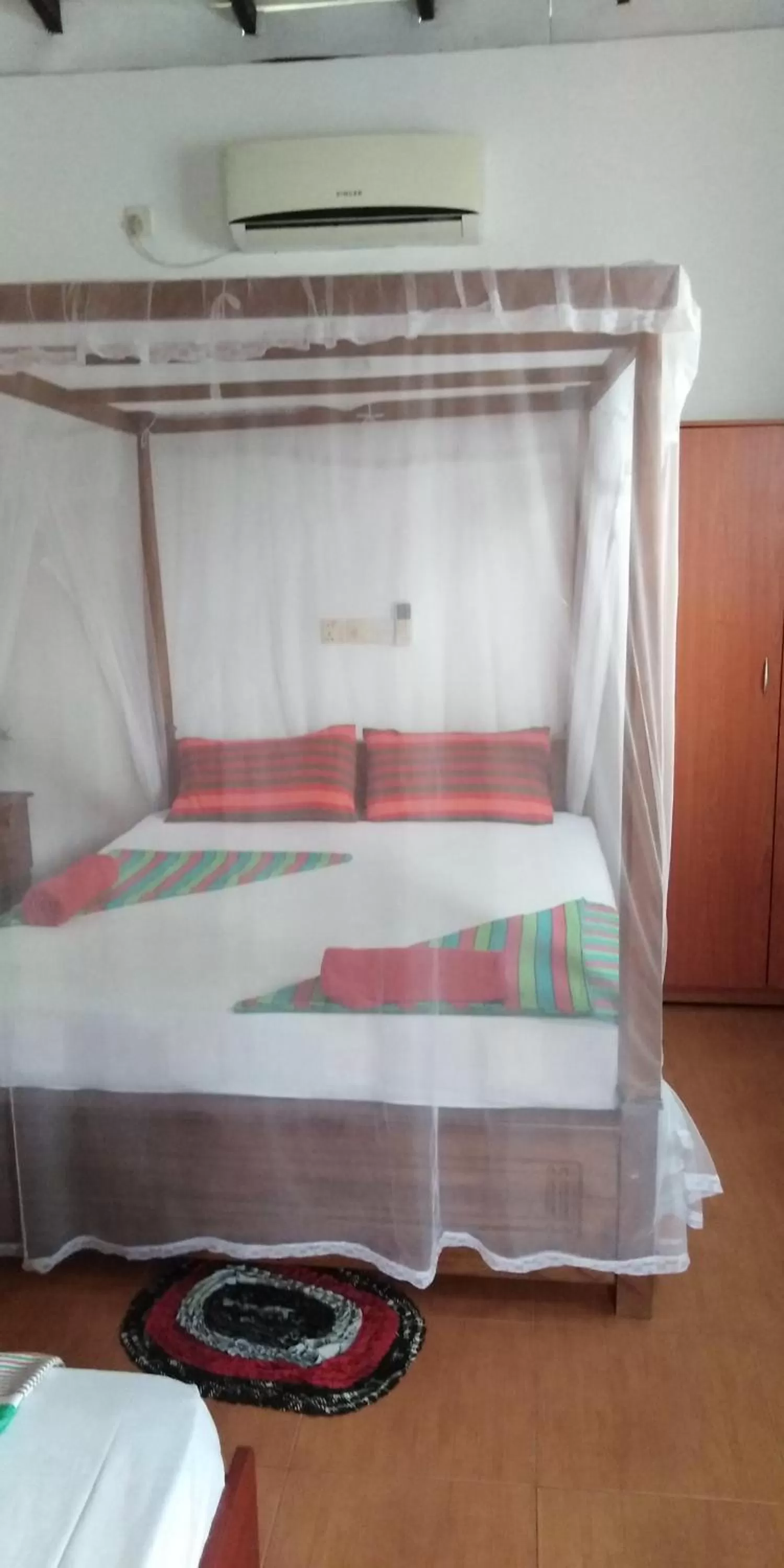 Bed in Pearl Resort Mirissa