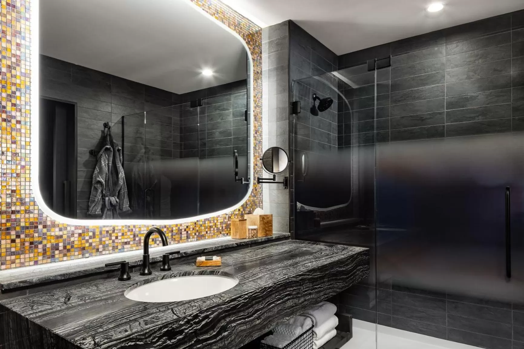 Bathroom in The Rally Hotel at McGregor Square