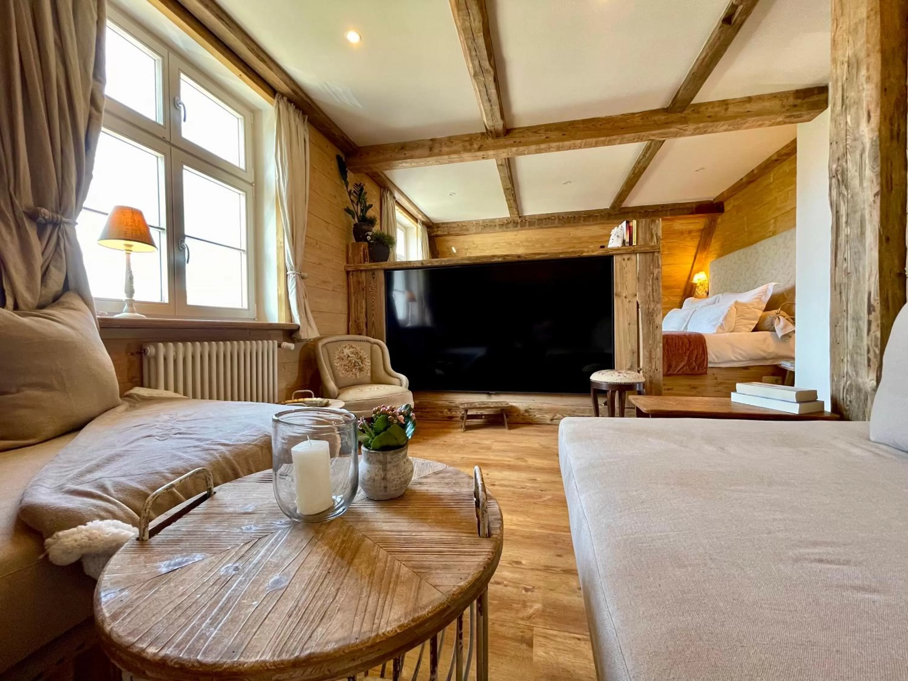 Living room in Weißt Du noch - Gästehäuser & Suiten