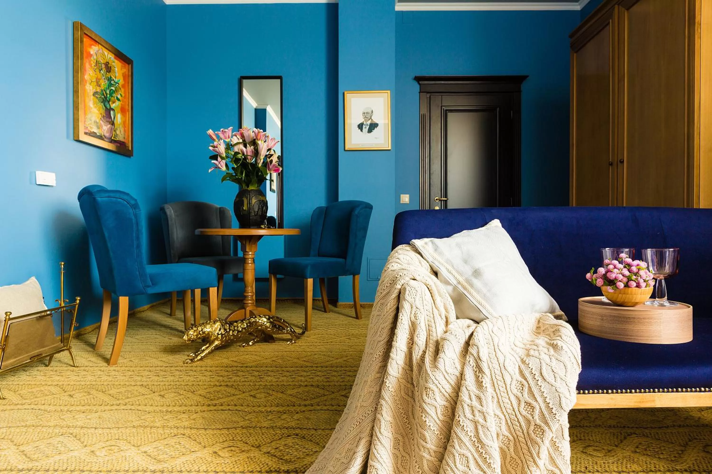 Seating area in Country Spa Retreat