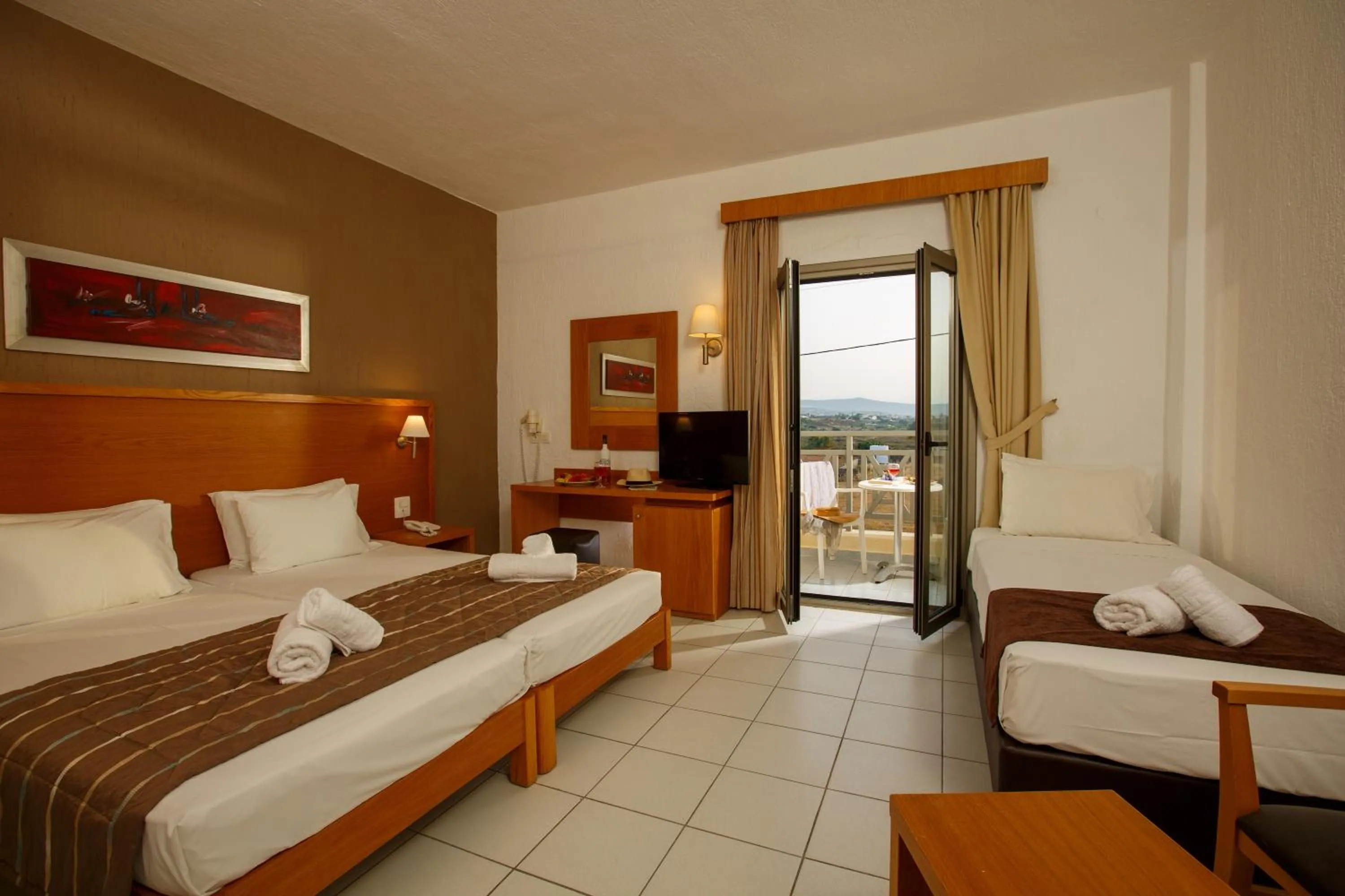 Bed in Europa Beach Hotel