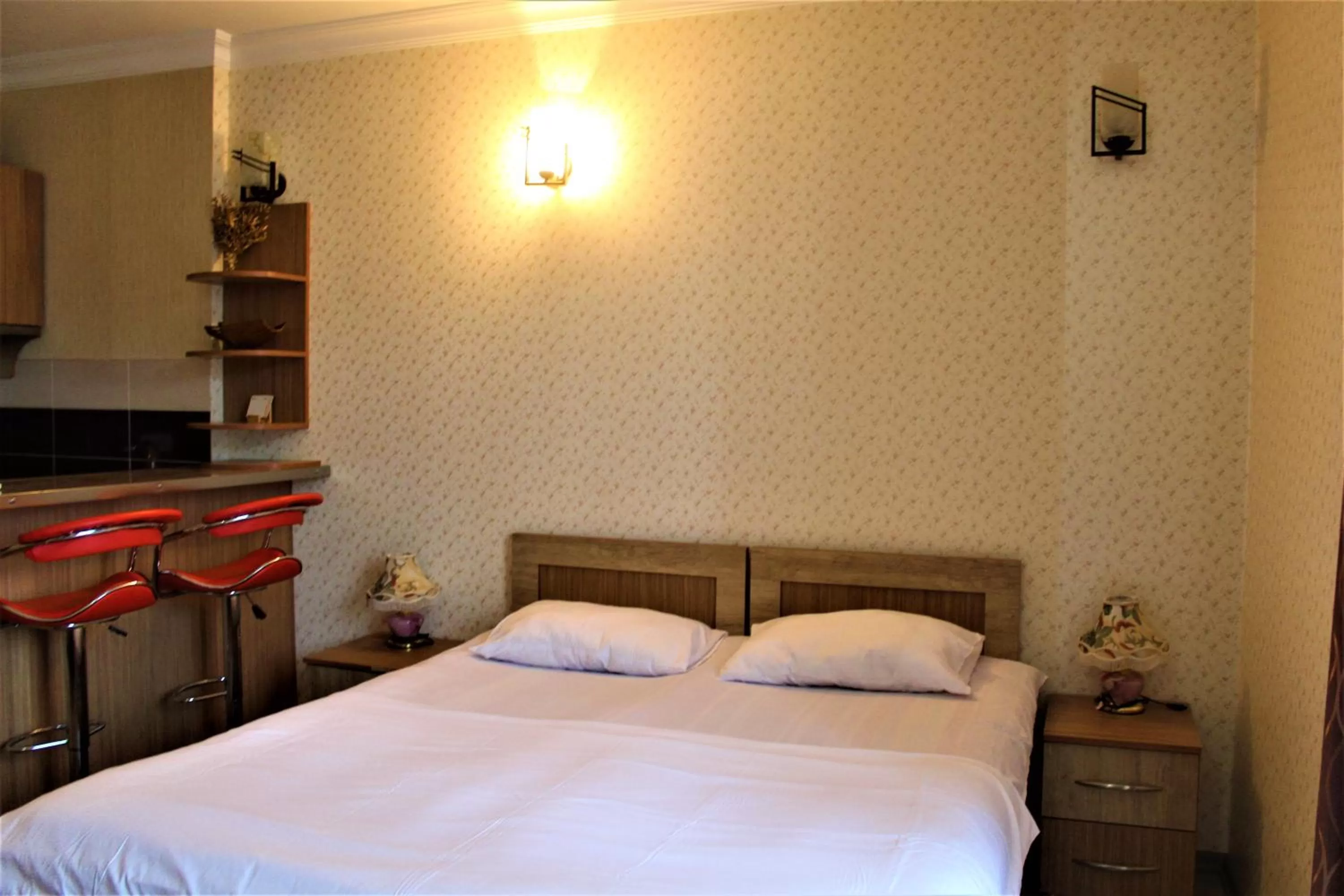 Bed in Orbi Lux Apartment