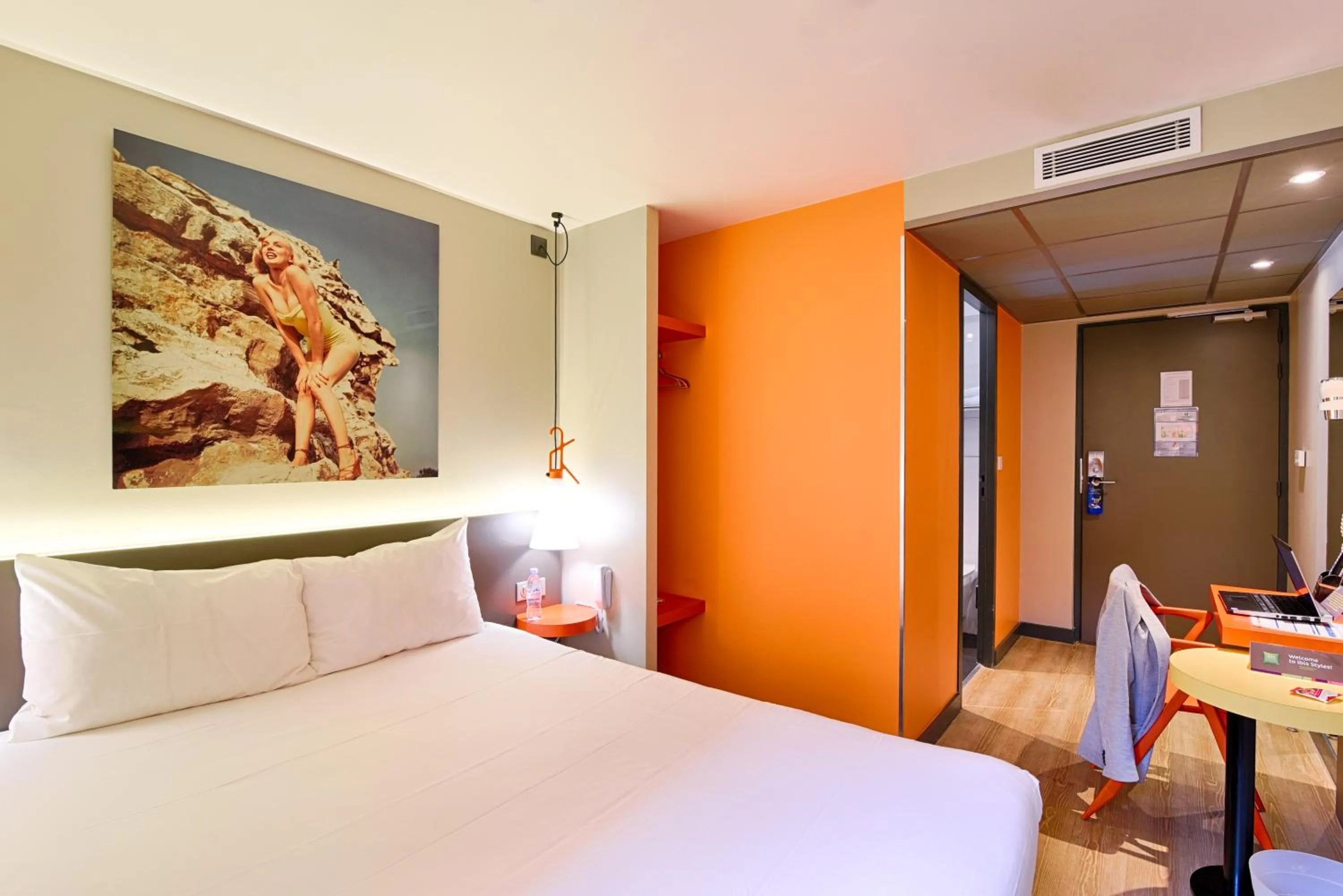 Bed in ibis Styles Lyon Centre Confluence