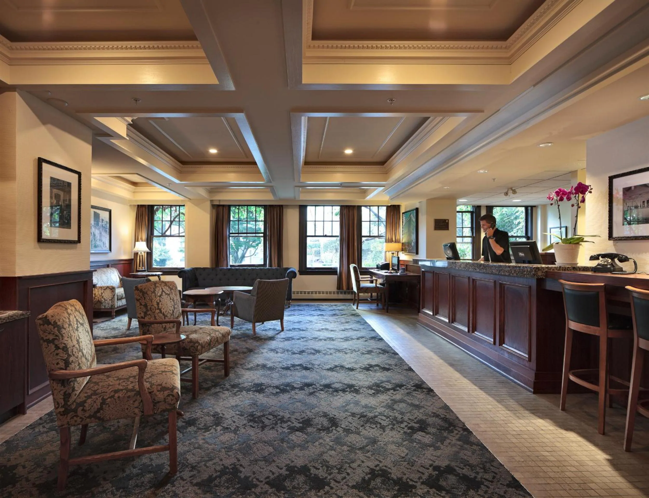 Lobby or reception in The Sylvia Hotel