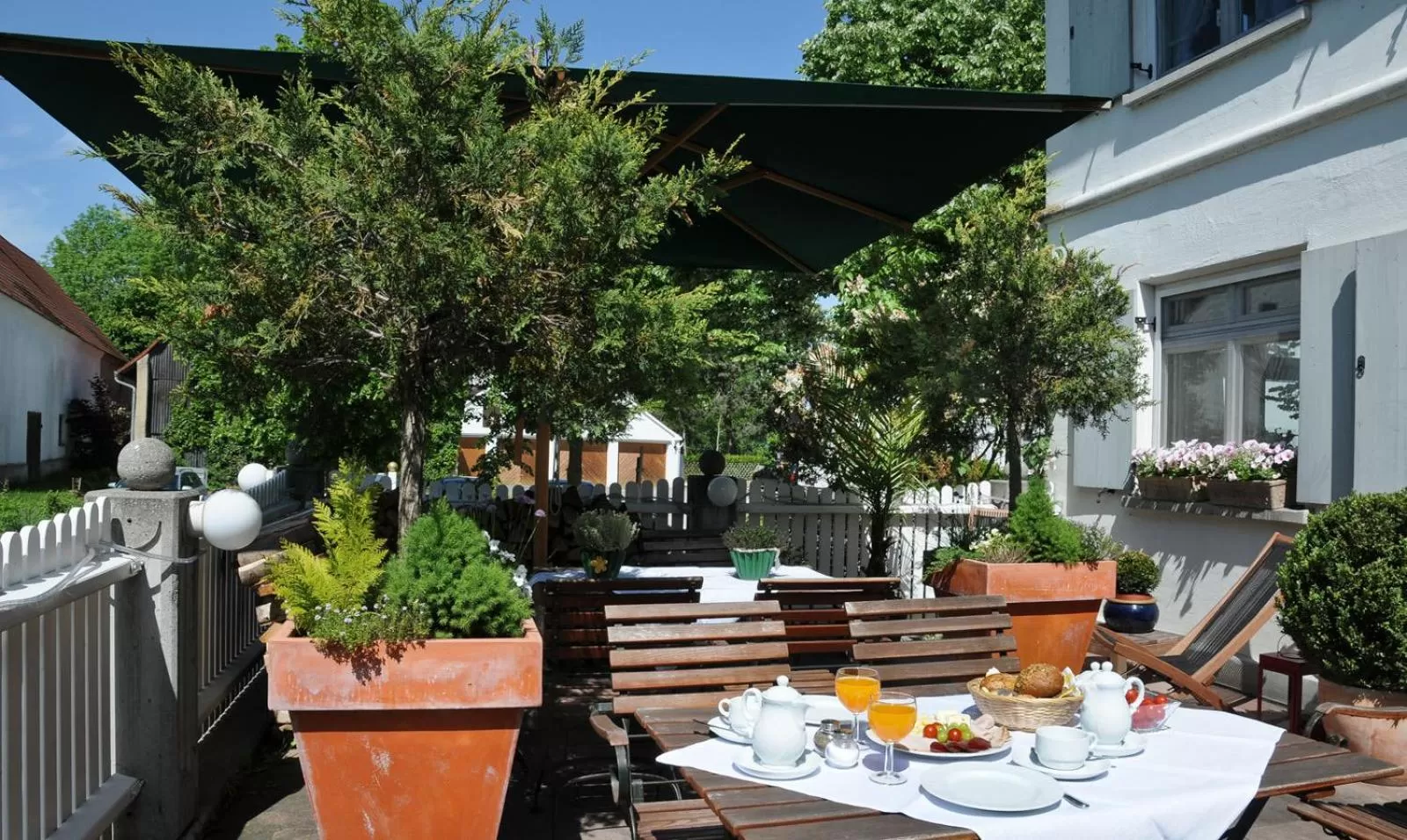 Balcony/Terrace in Am Zehntstadl Hotel & Sauna