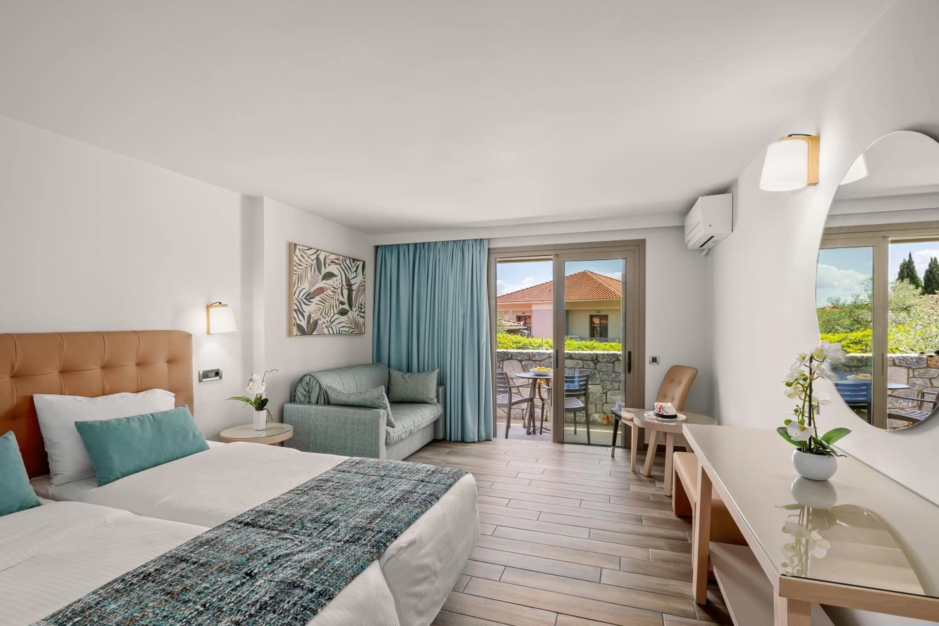 Photo of the whole room, Bed in Akti Taygetos - Conference Resort