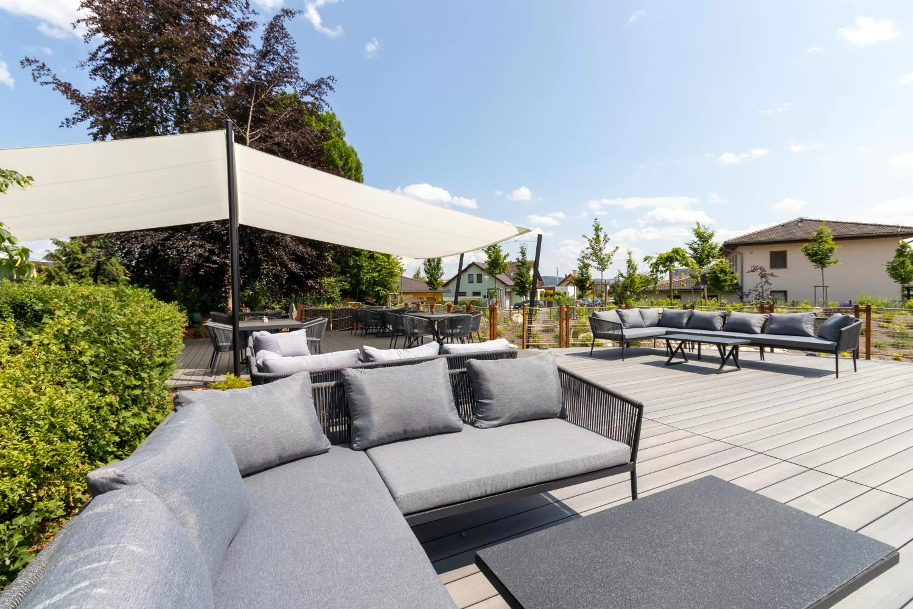 Balcony/Terrace in Hotel resort Lovecká bašta Strakonice