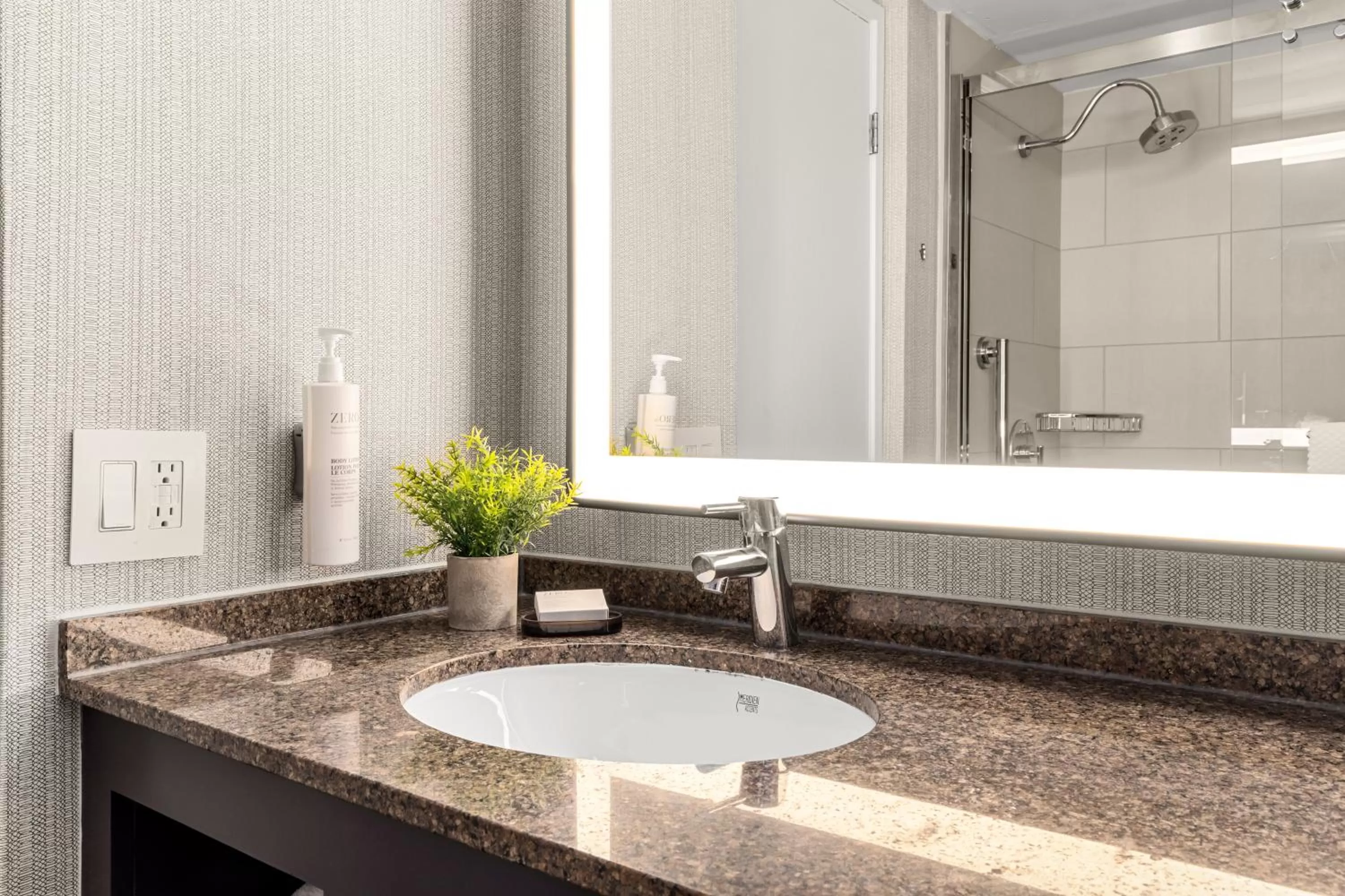 Shower in Embassy Suites by Hilton Los Angeles International Airport South