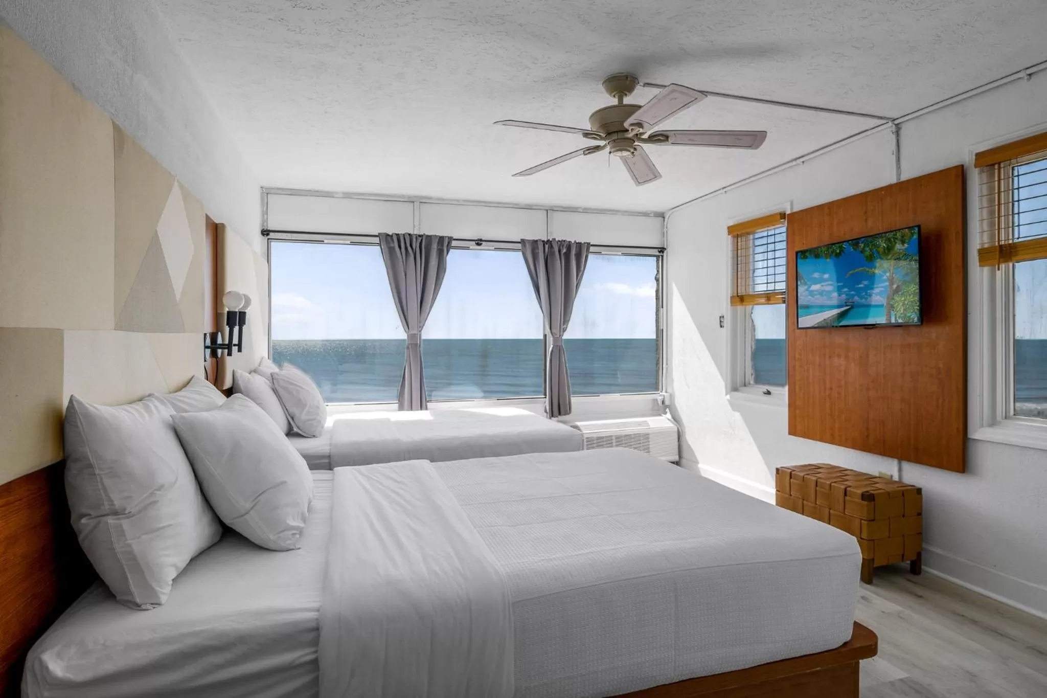 Bedroom, Bed in The Beverley Beach House