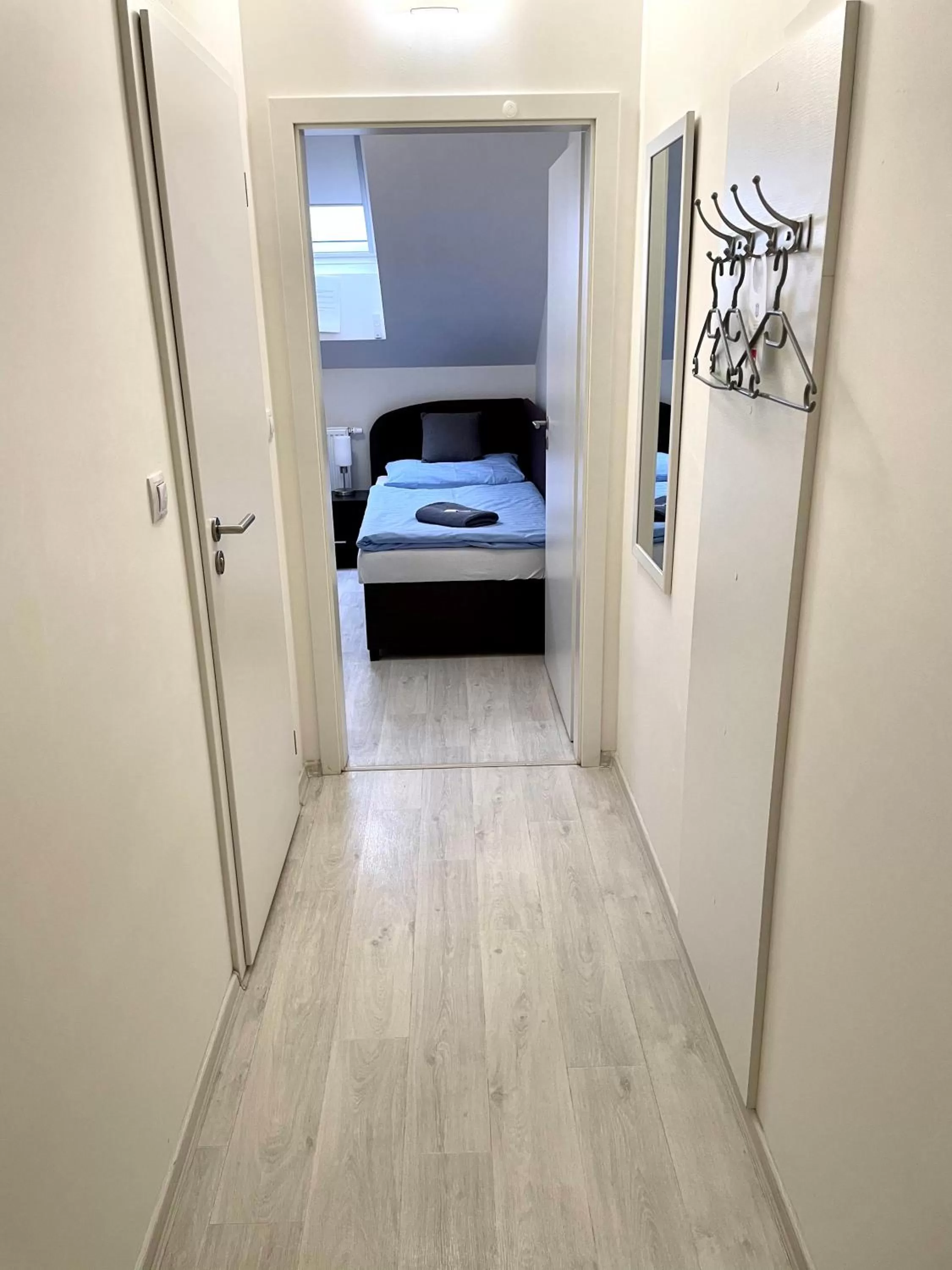 Bed in Hotel Stará Pošta