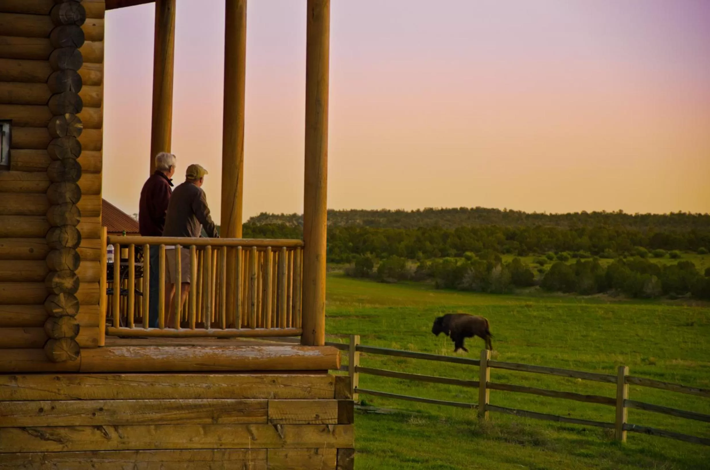 Guests in Zion Mountain Ranch