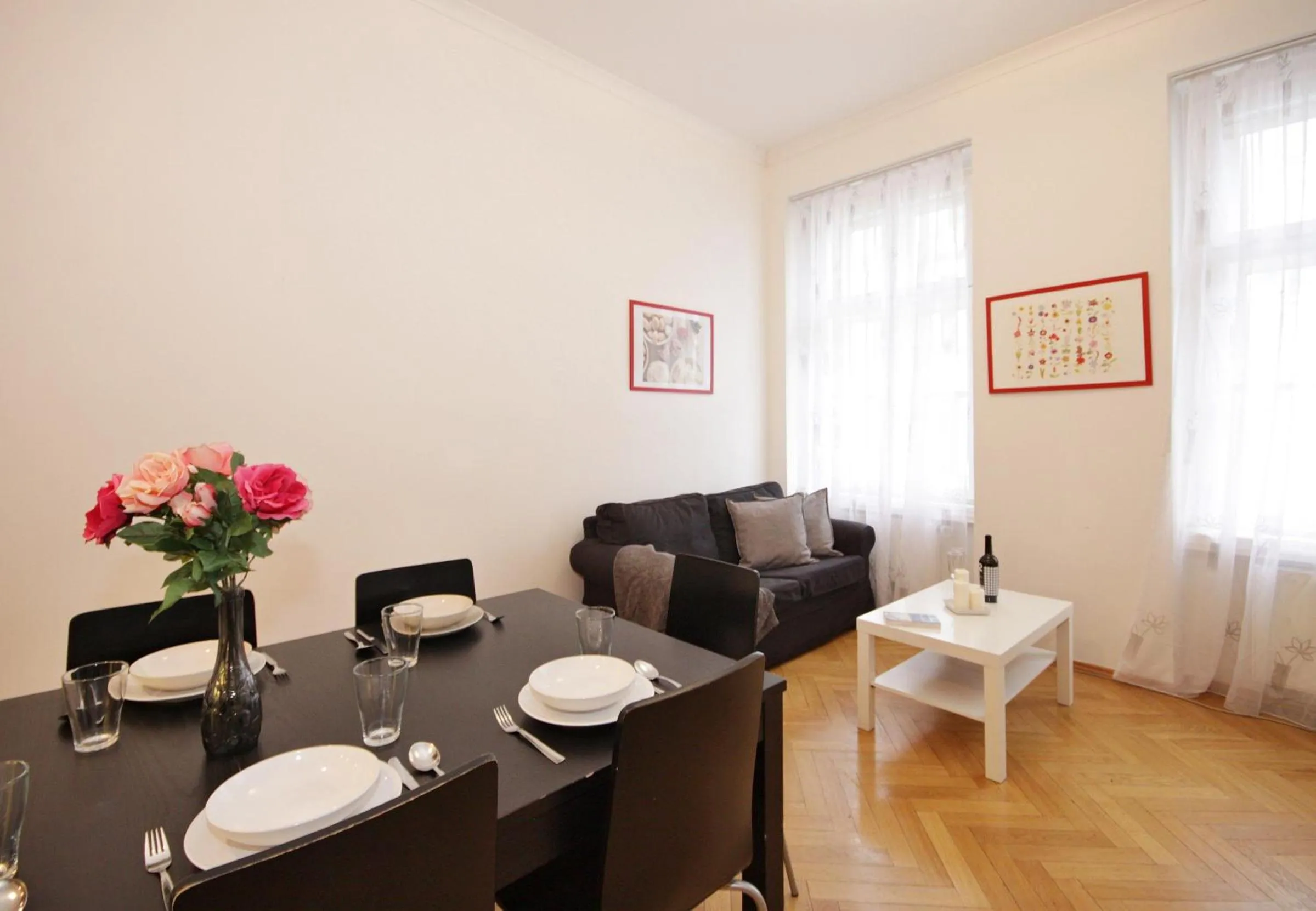 Dining area in Prague Central Residence