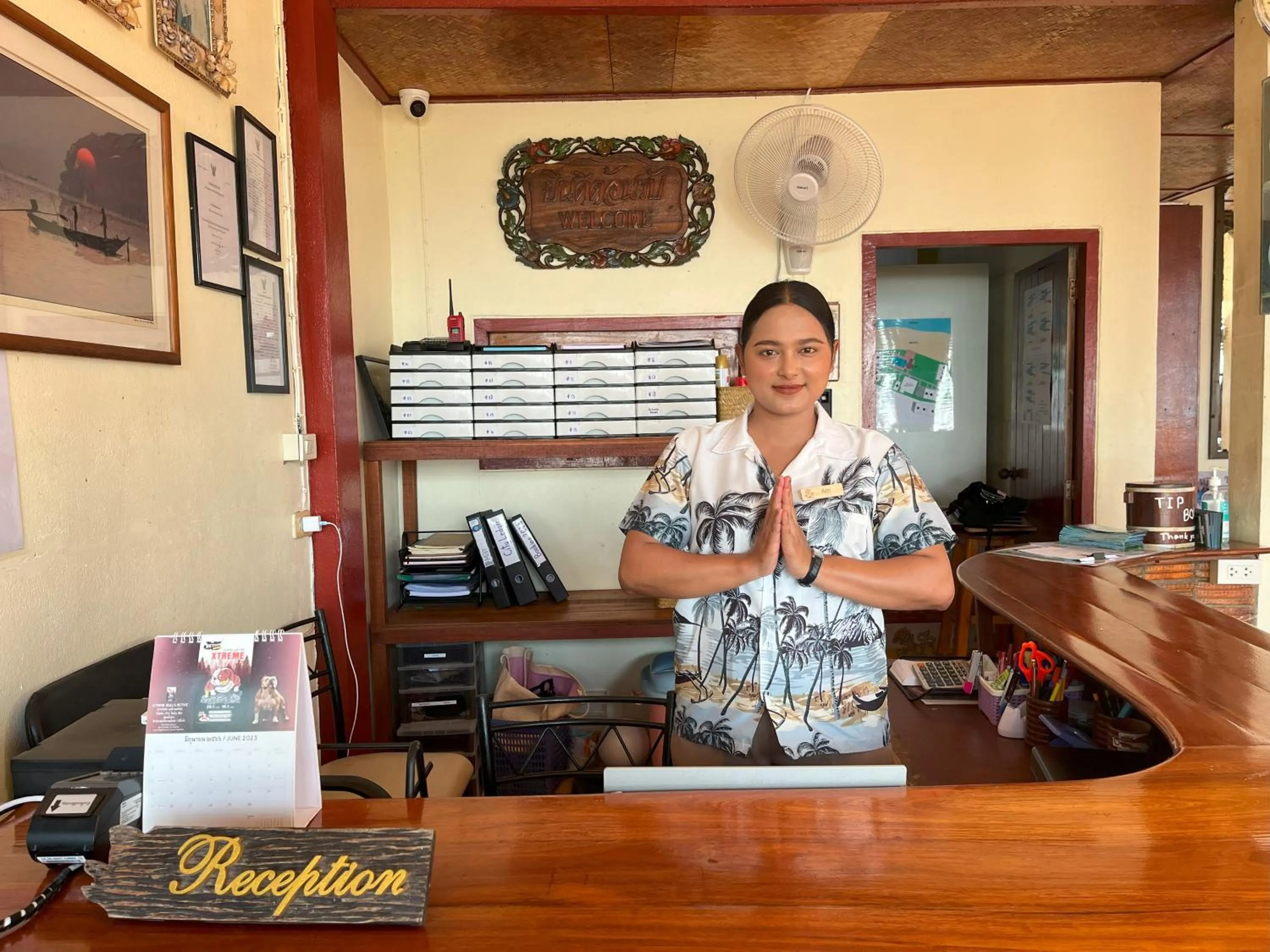 Lobby or reception in The Waterfront Hotel at Fisherman's Village