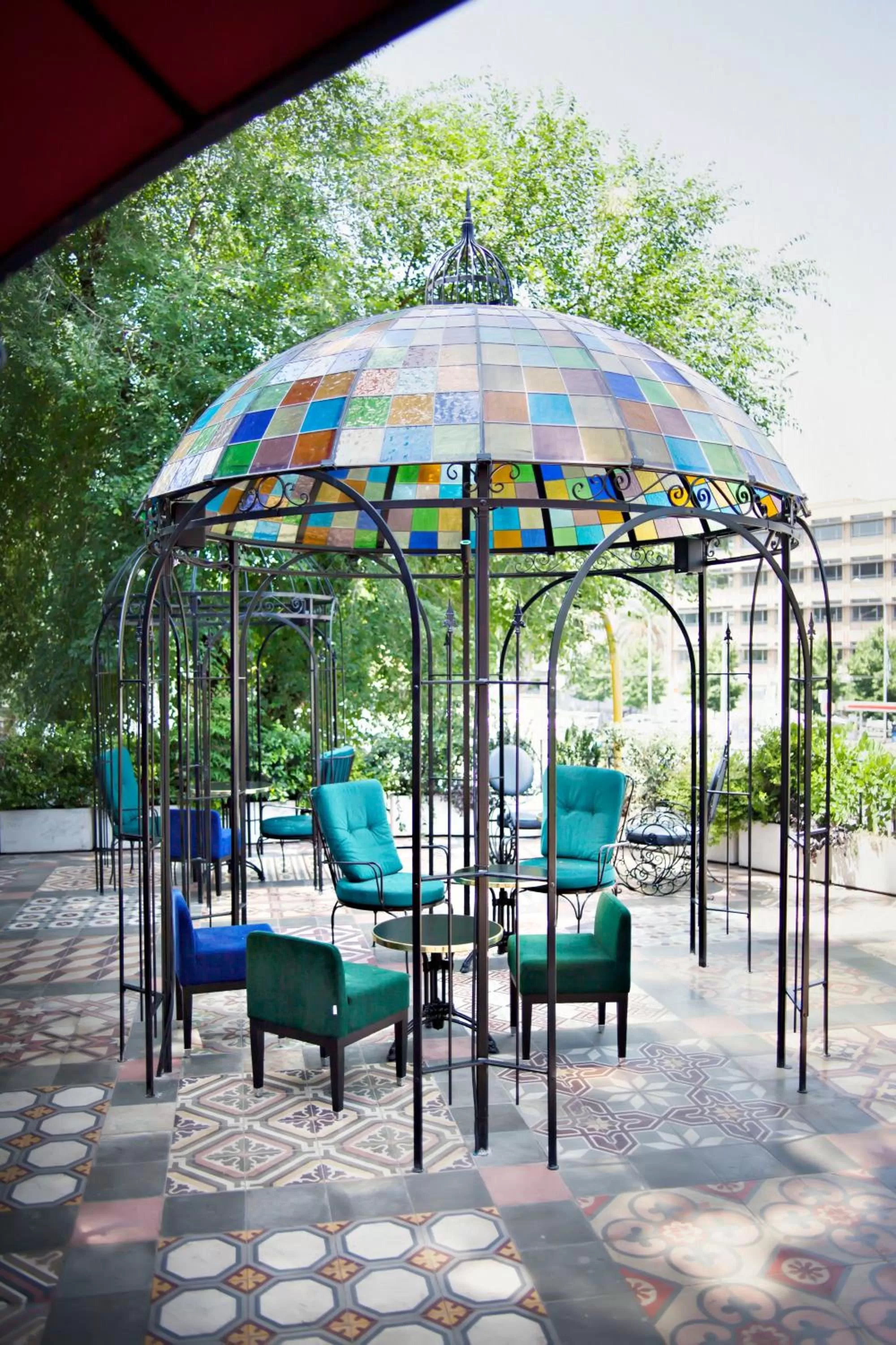 Garden in Hotel The Corner Roma