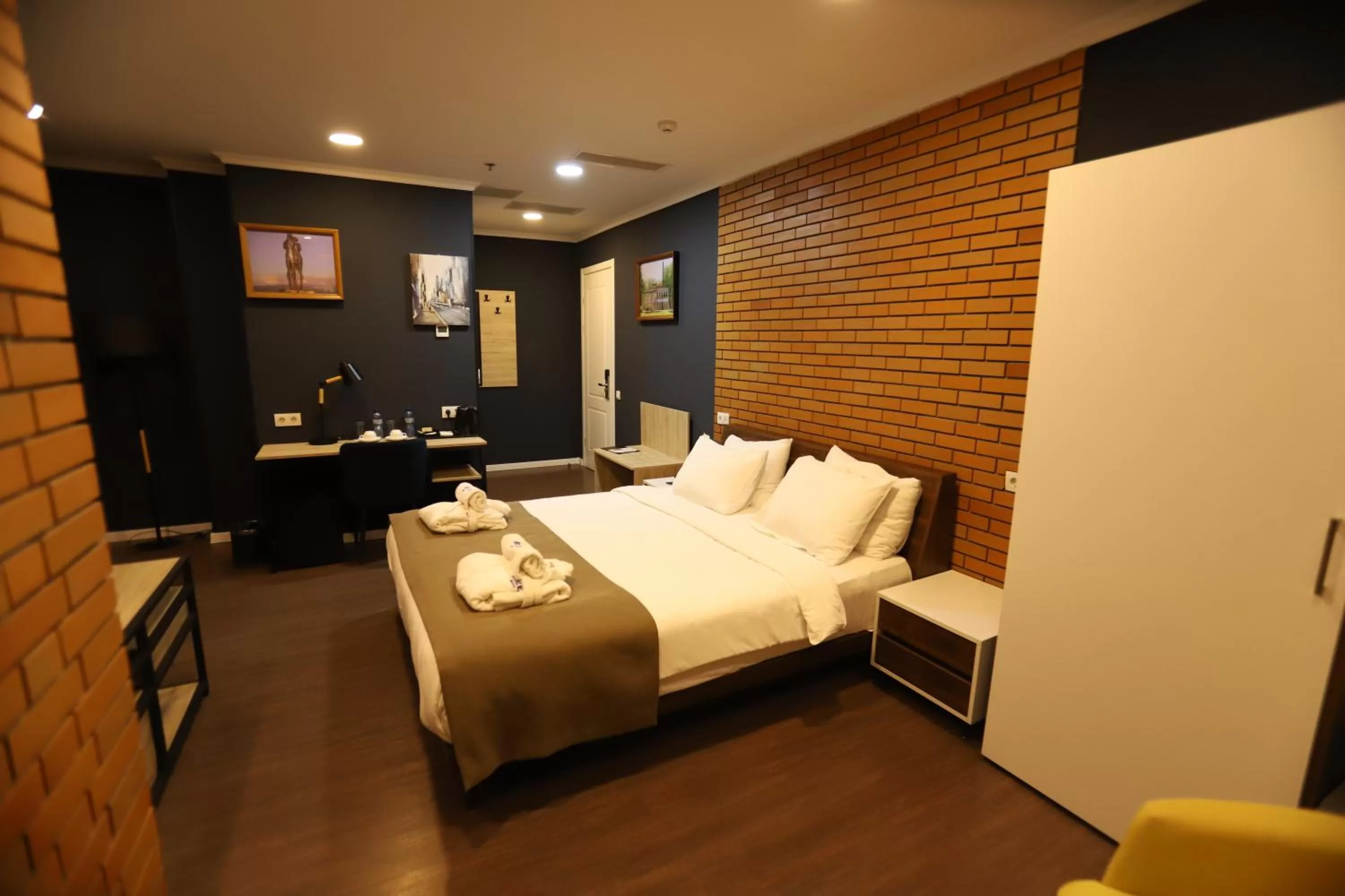 Photo of the whole room, Bed in Bricks Hotel Tbilisi