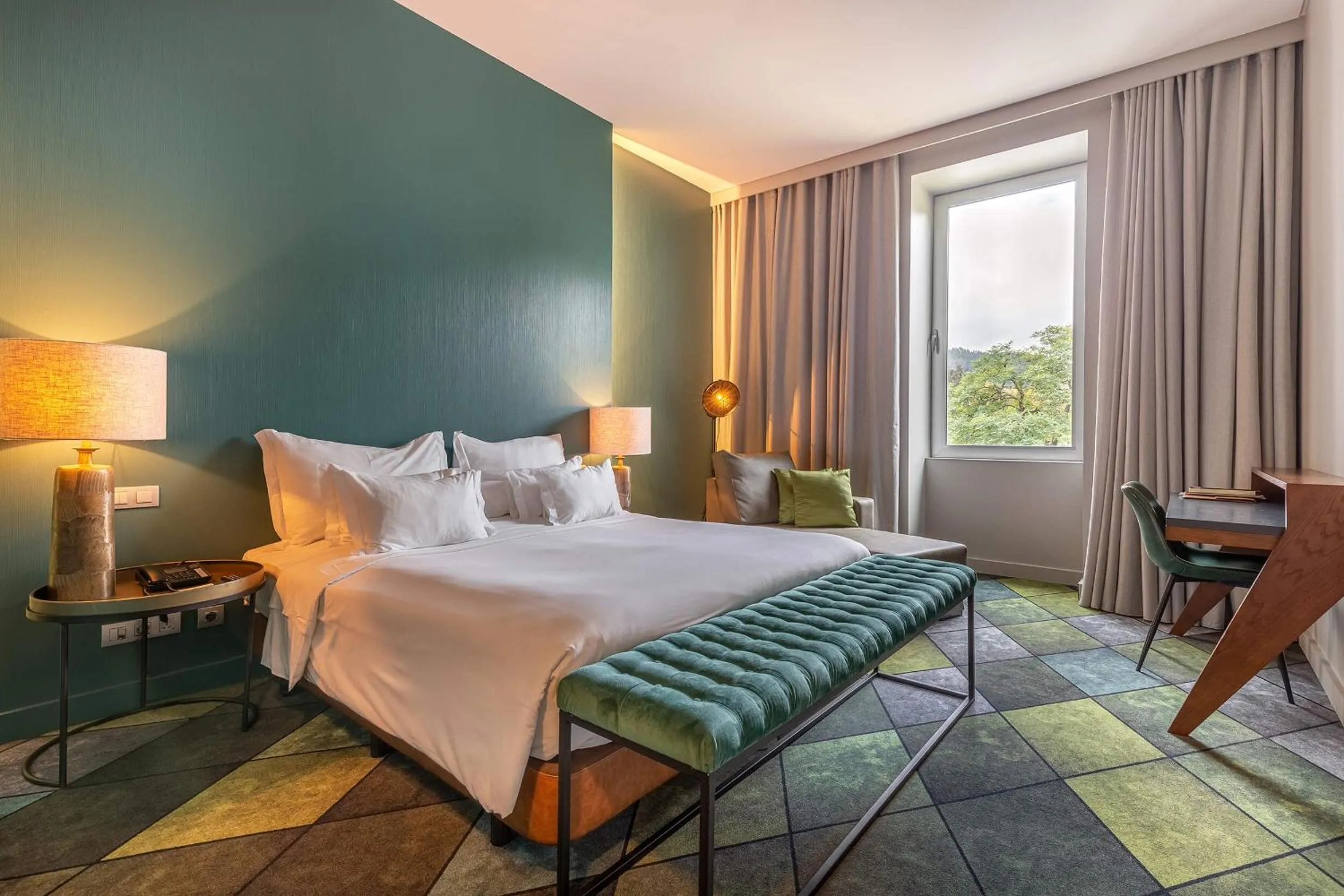 Bed in Furnas Boutique Hotel - Thermal & Spa