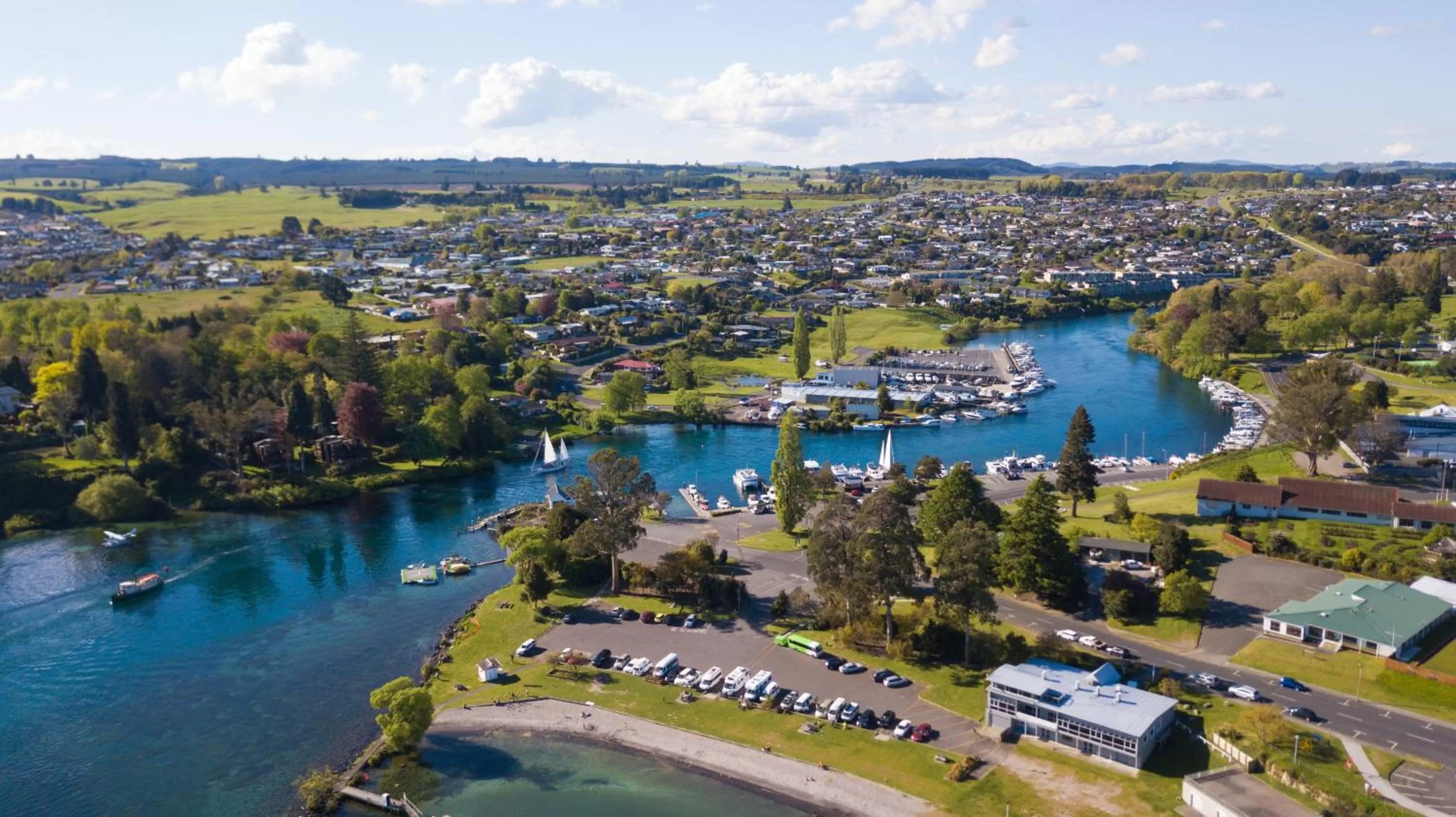 Natural landscape in Alpine Lake Motel