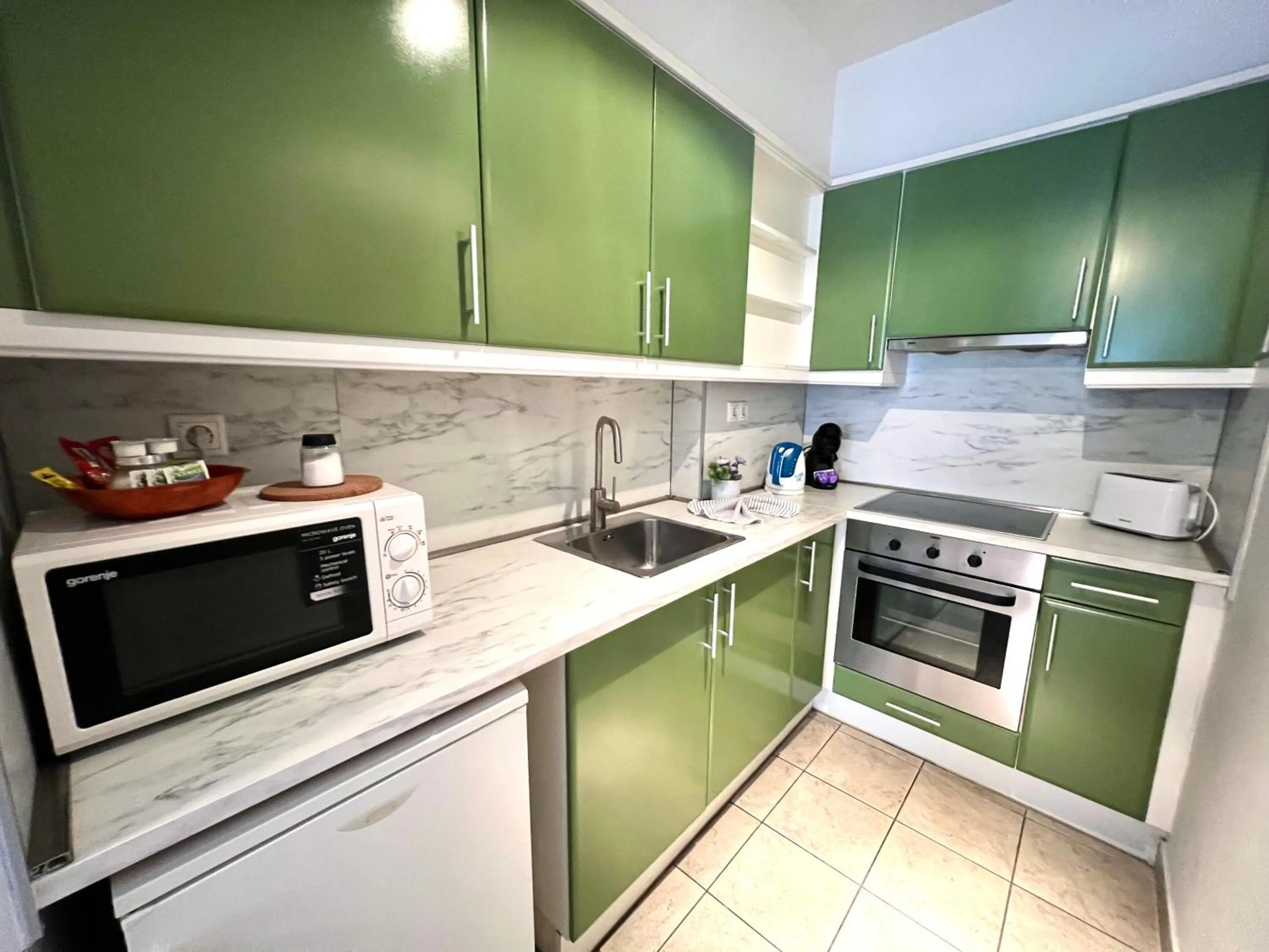 Kitchen or kitchenette in Nova Apartments