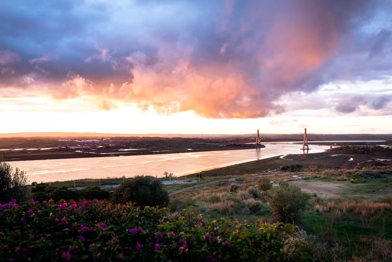 Sunset in Parador de Ayamonte
