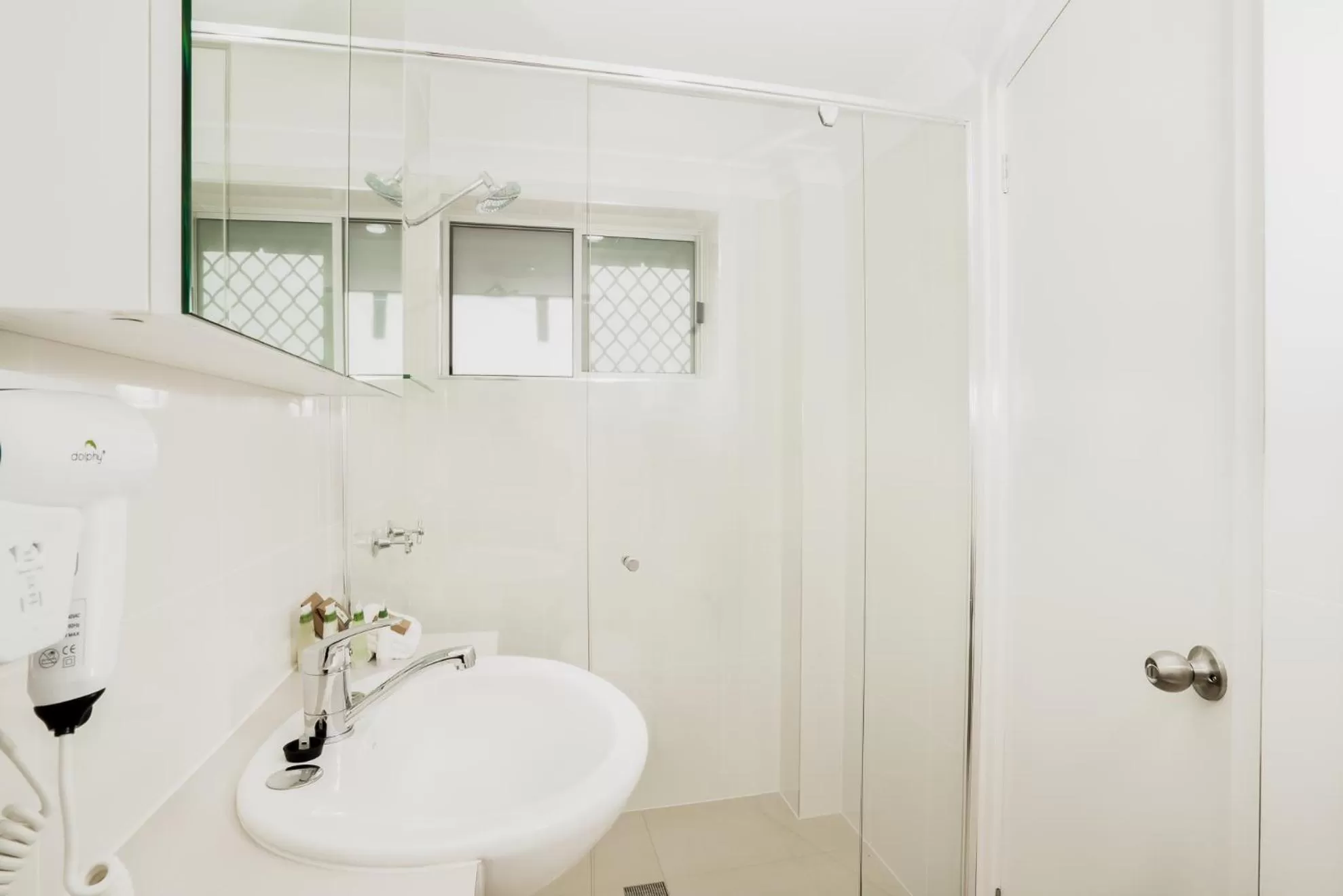 Shower in Caribbean Motel