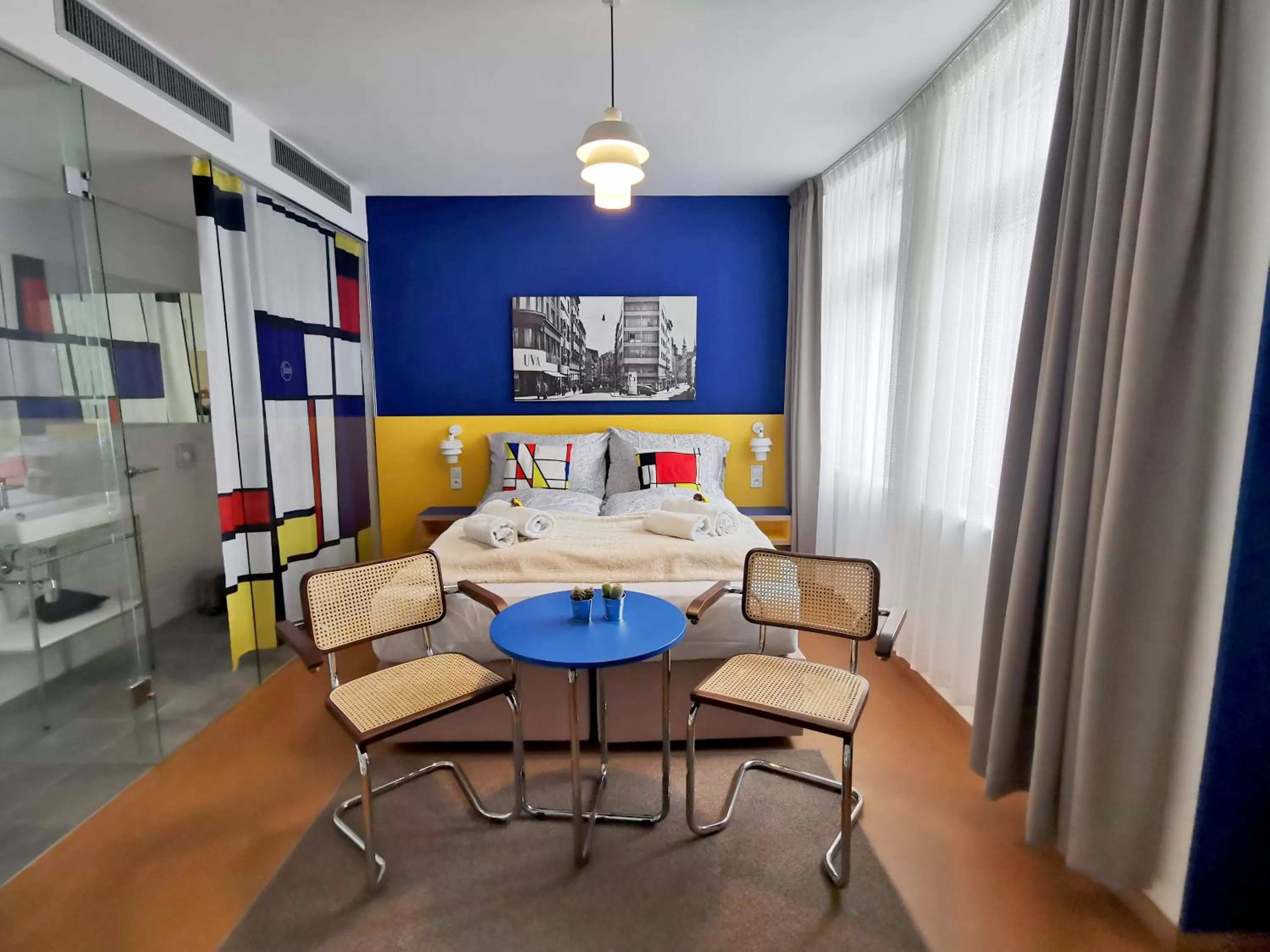 Photo of the whole room in Hotel Avion - National Cultural Monument - ICONIC HOUSES ORG