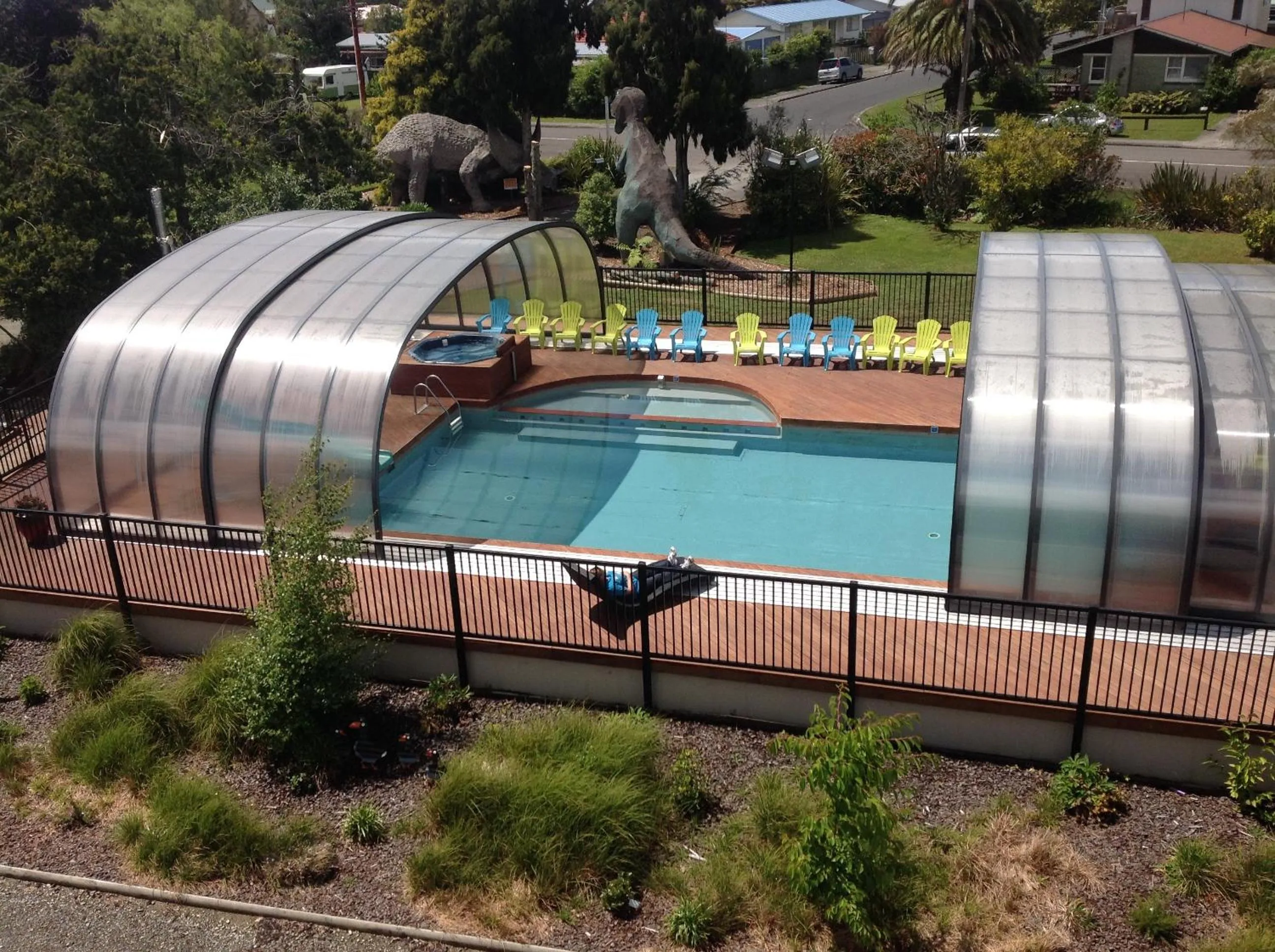 Swimming pool in All Seasons Holiday Park