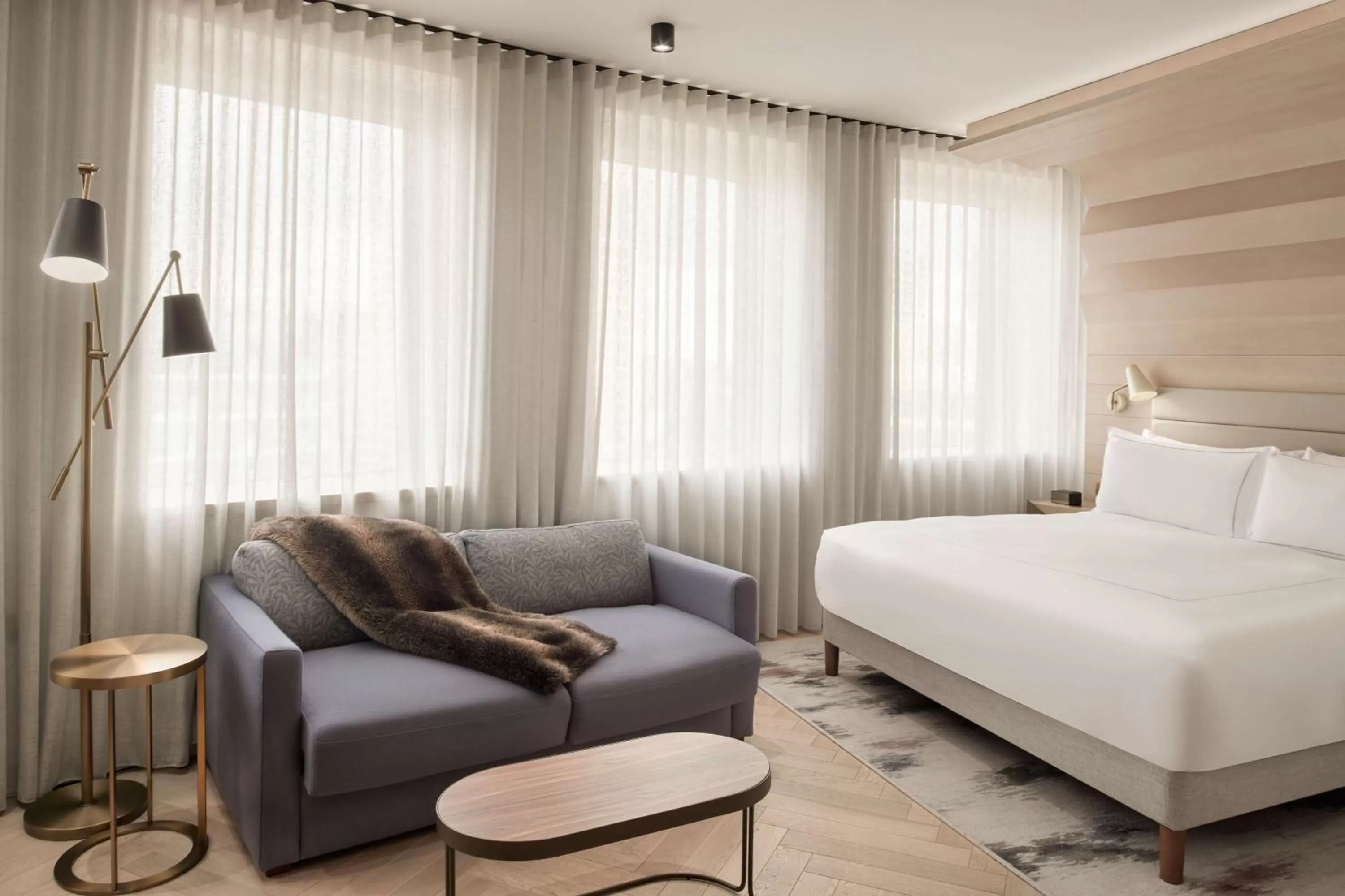 Living room, Bed in Canopy by Hilton London City