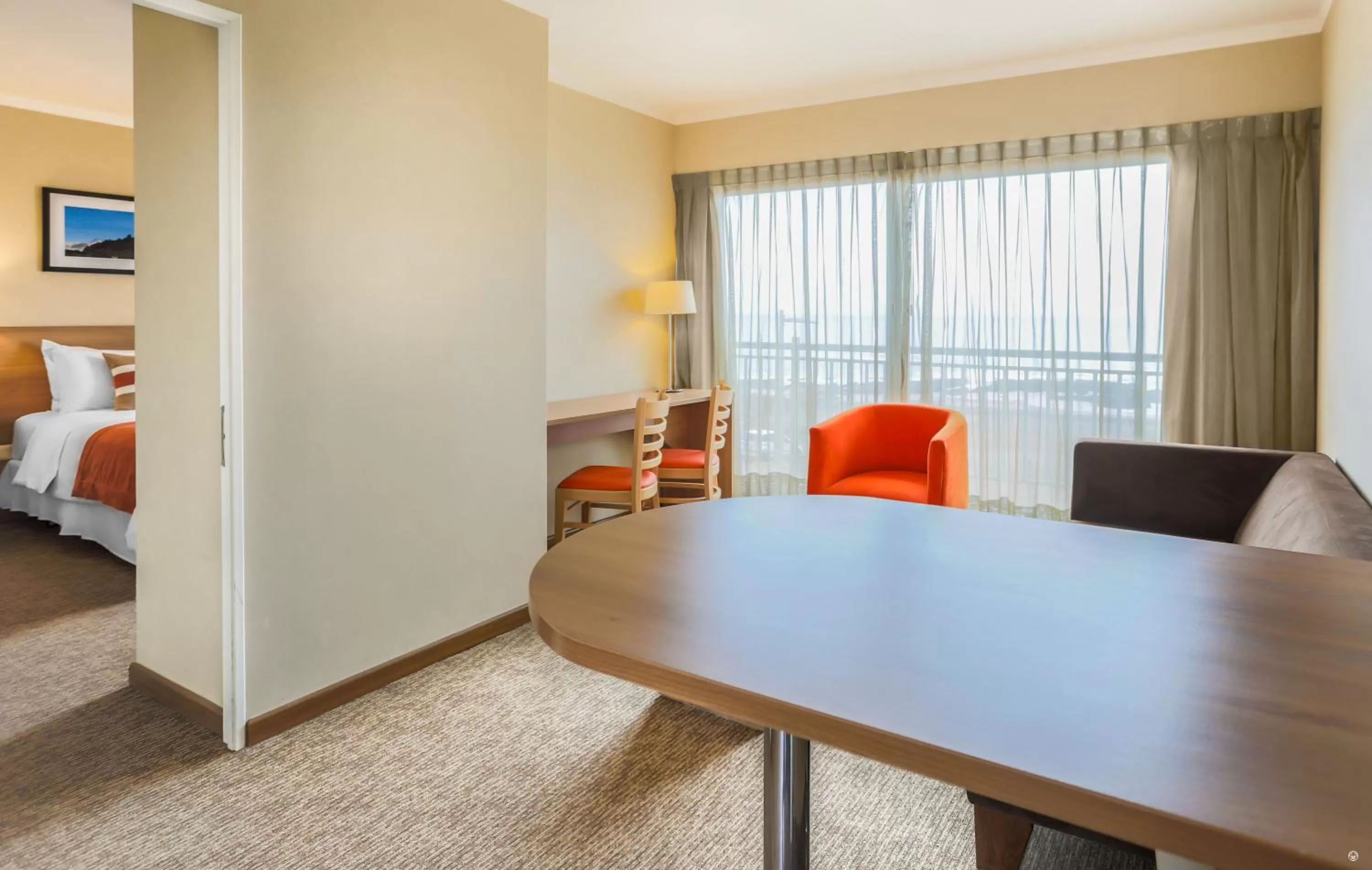 Living room, Bed in Geotel Antofagasta