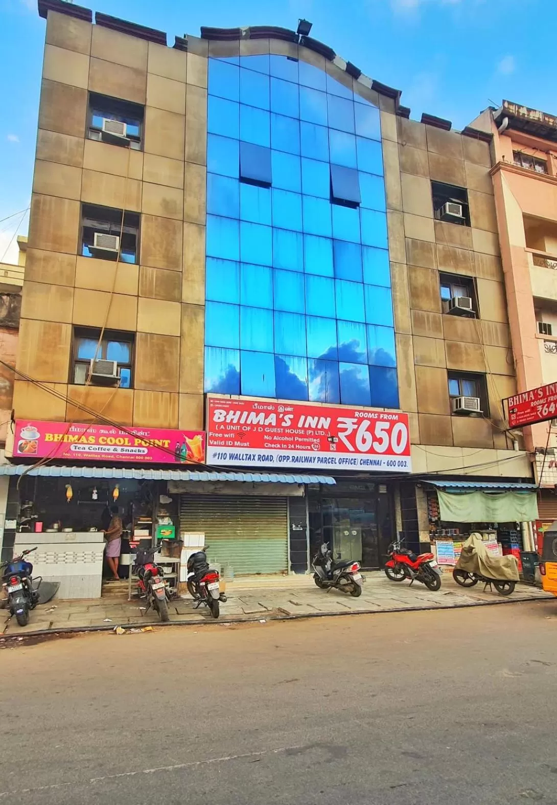 Property building in BHIMAS INN -Puratchi Thalaivar Dr M G Ramachandran Central Railway Station Chennai