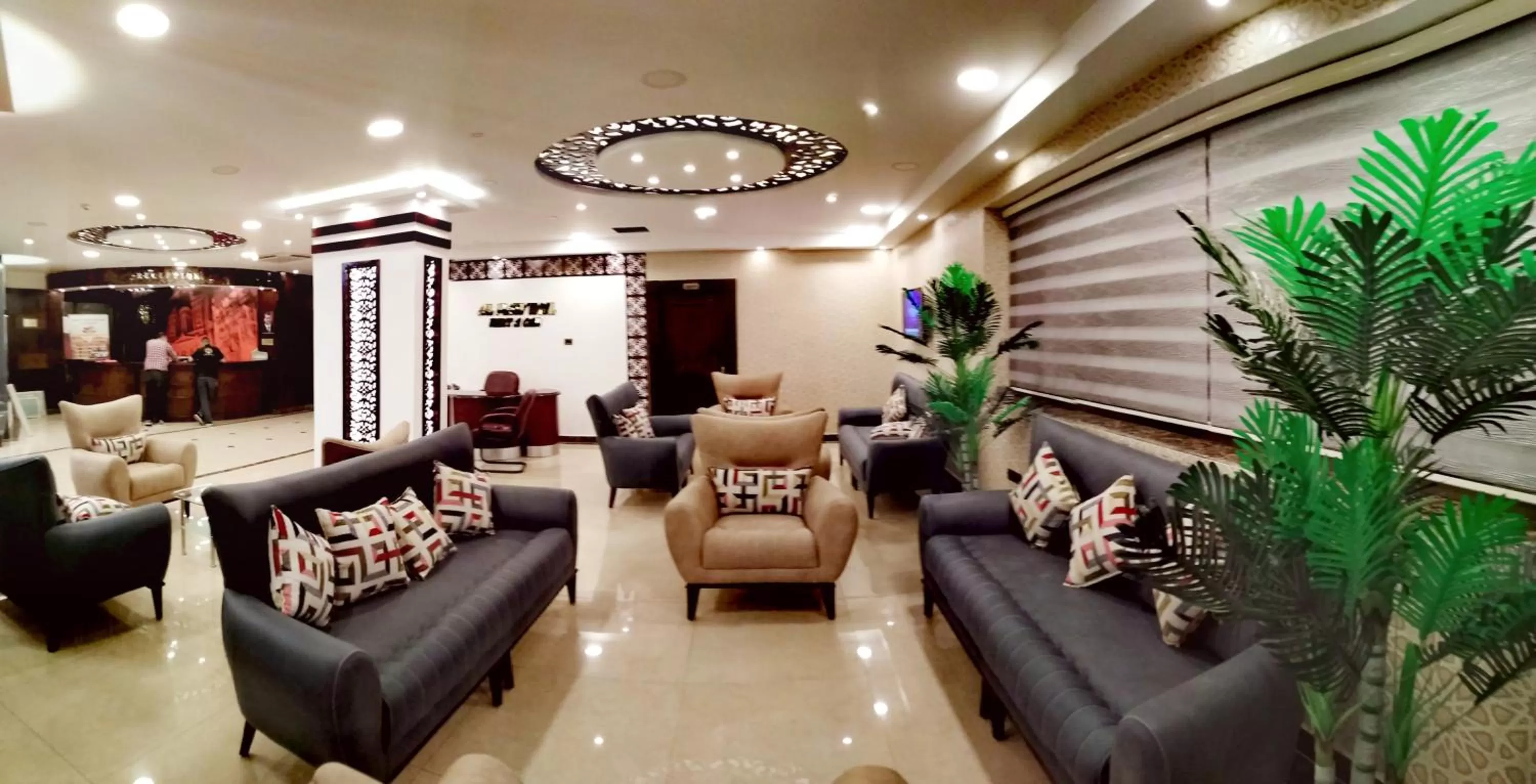 Lobby or reception in Panorama Amman Hotel