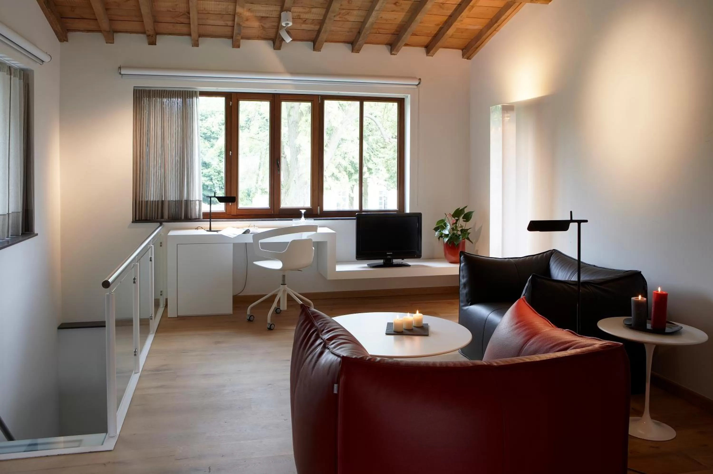 Living room in B&B Baron’s House Neerijse-Leuven