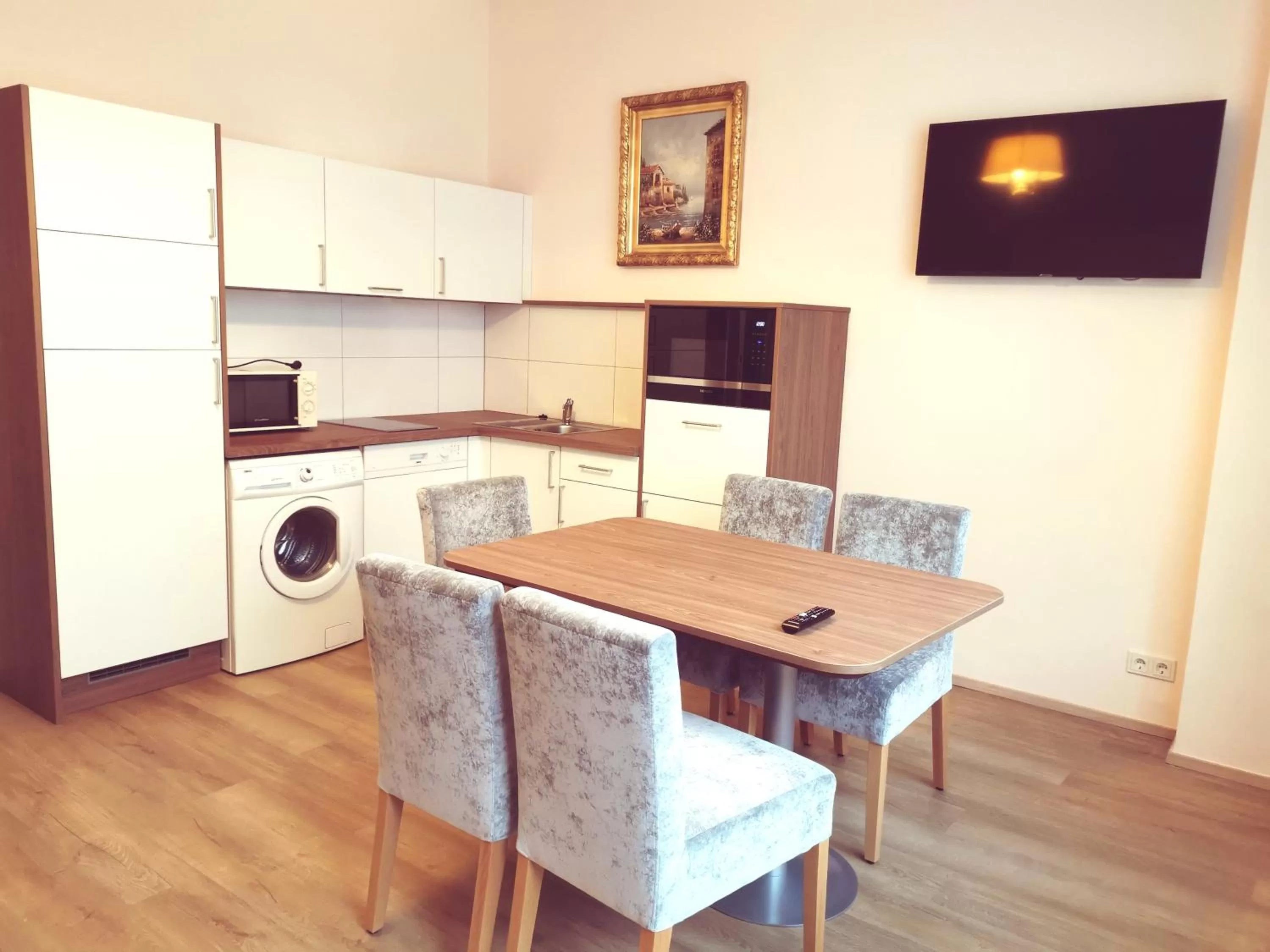 Kitchen or kitchenette in Hotel Haydn