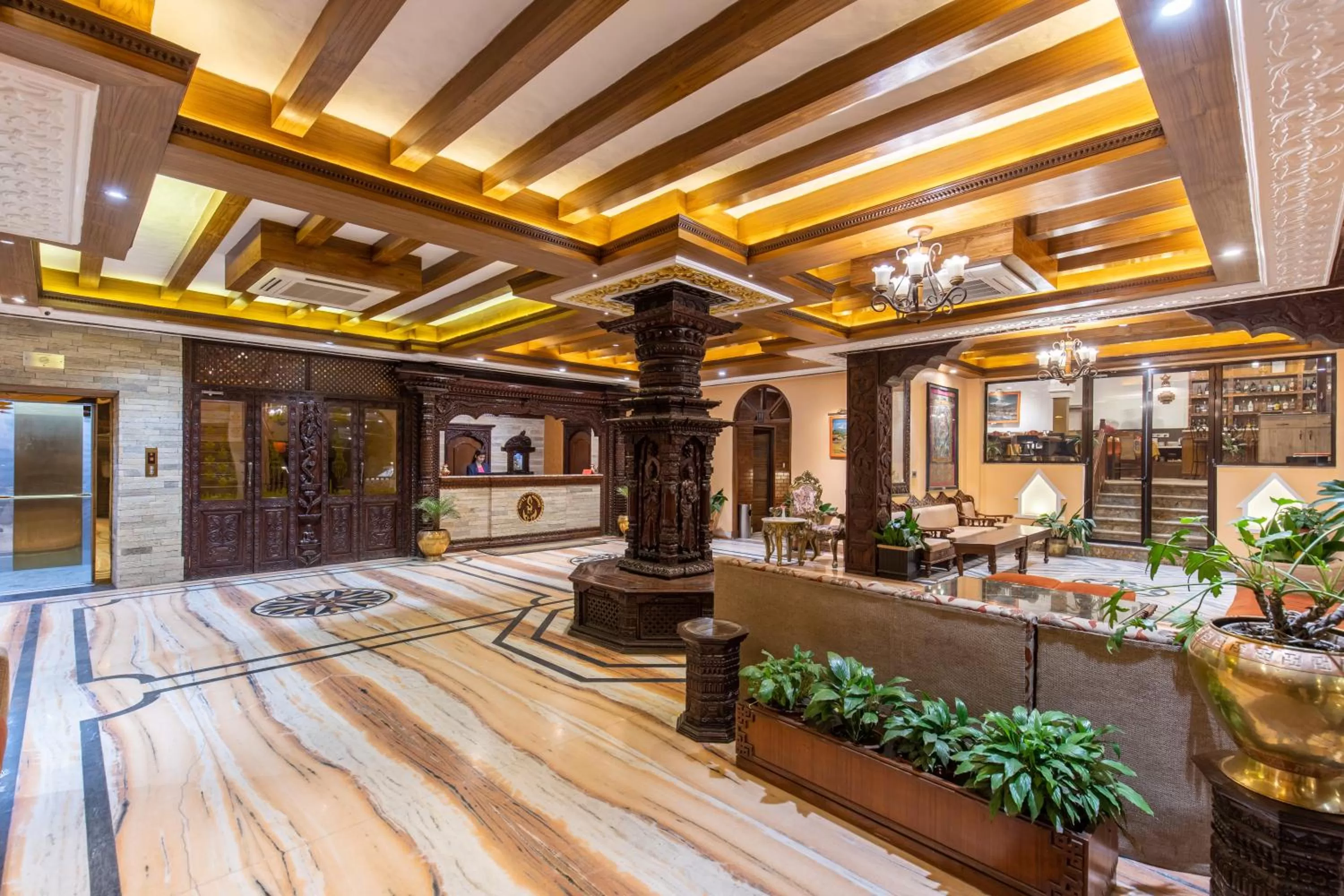 Lobby or reception in Hotel Manang - Thamel, Kathmandu