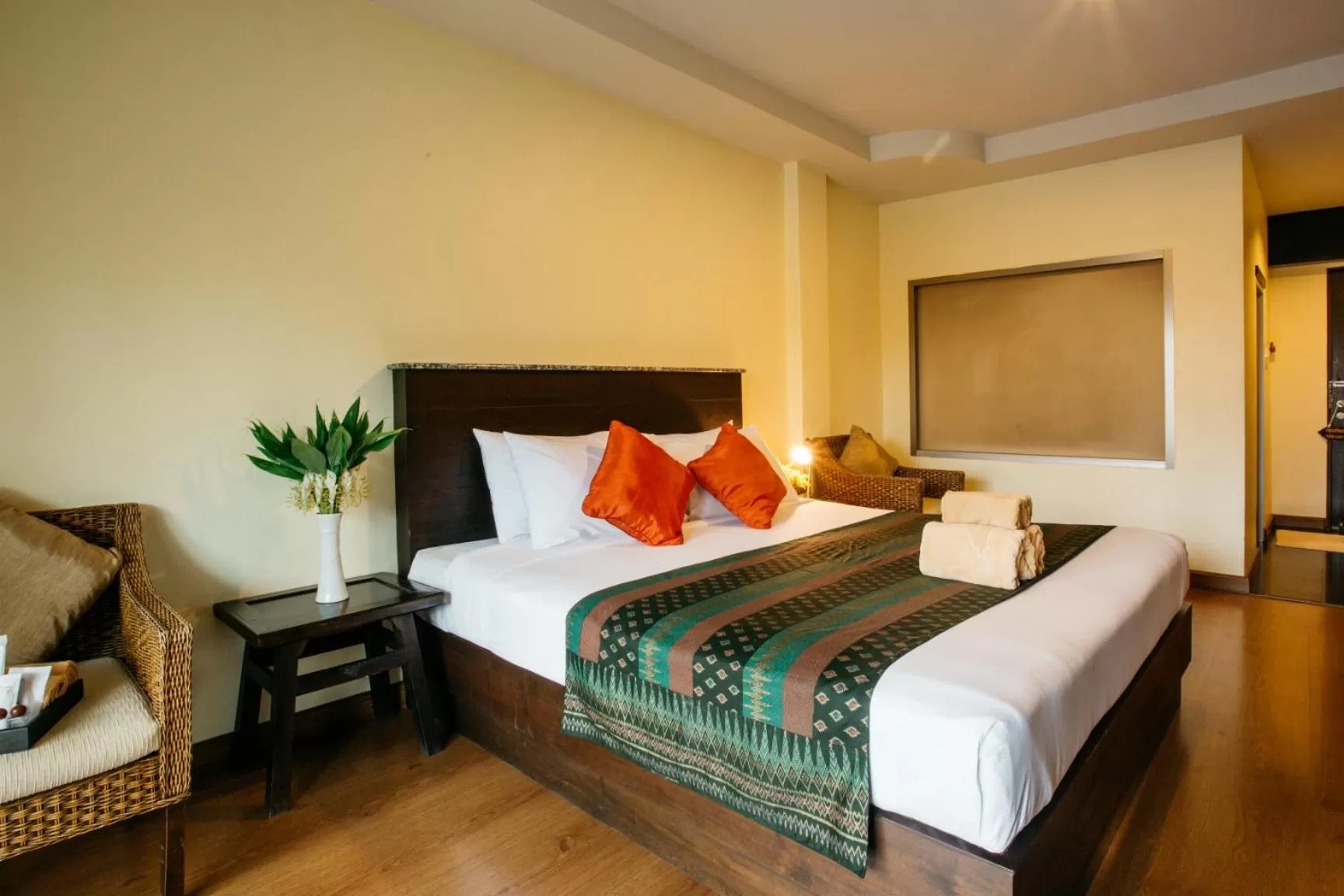 Bed in Diamond Park Inn Chiangrai & Resort