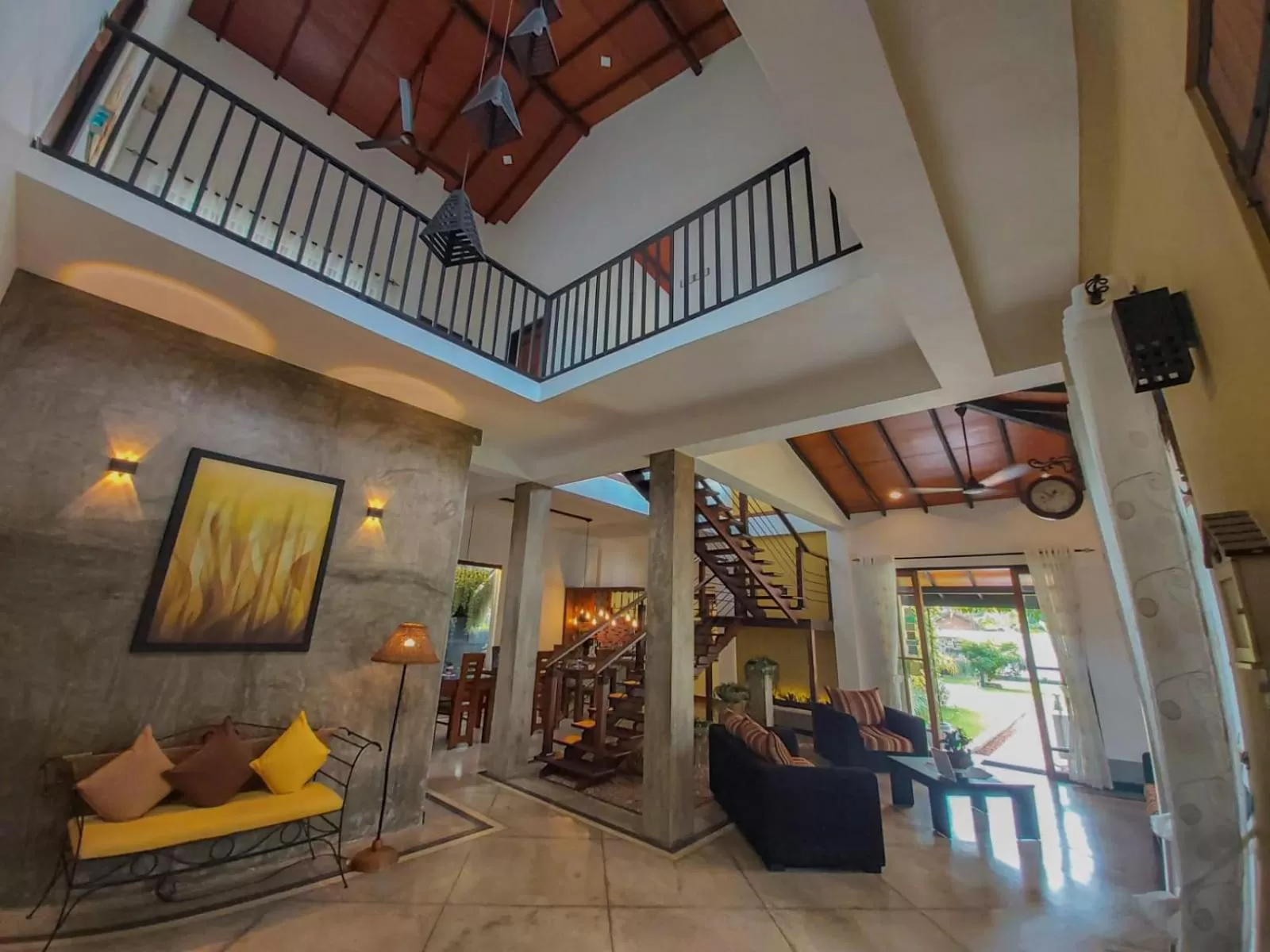 Living room in Villa Dominikku