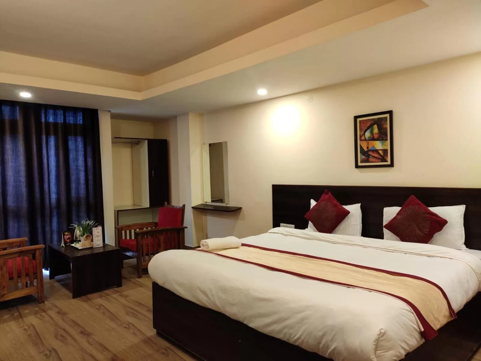 Bed in Hotel The Narayani Continental