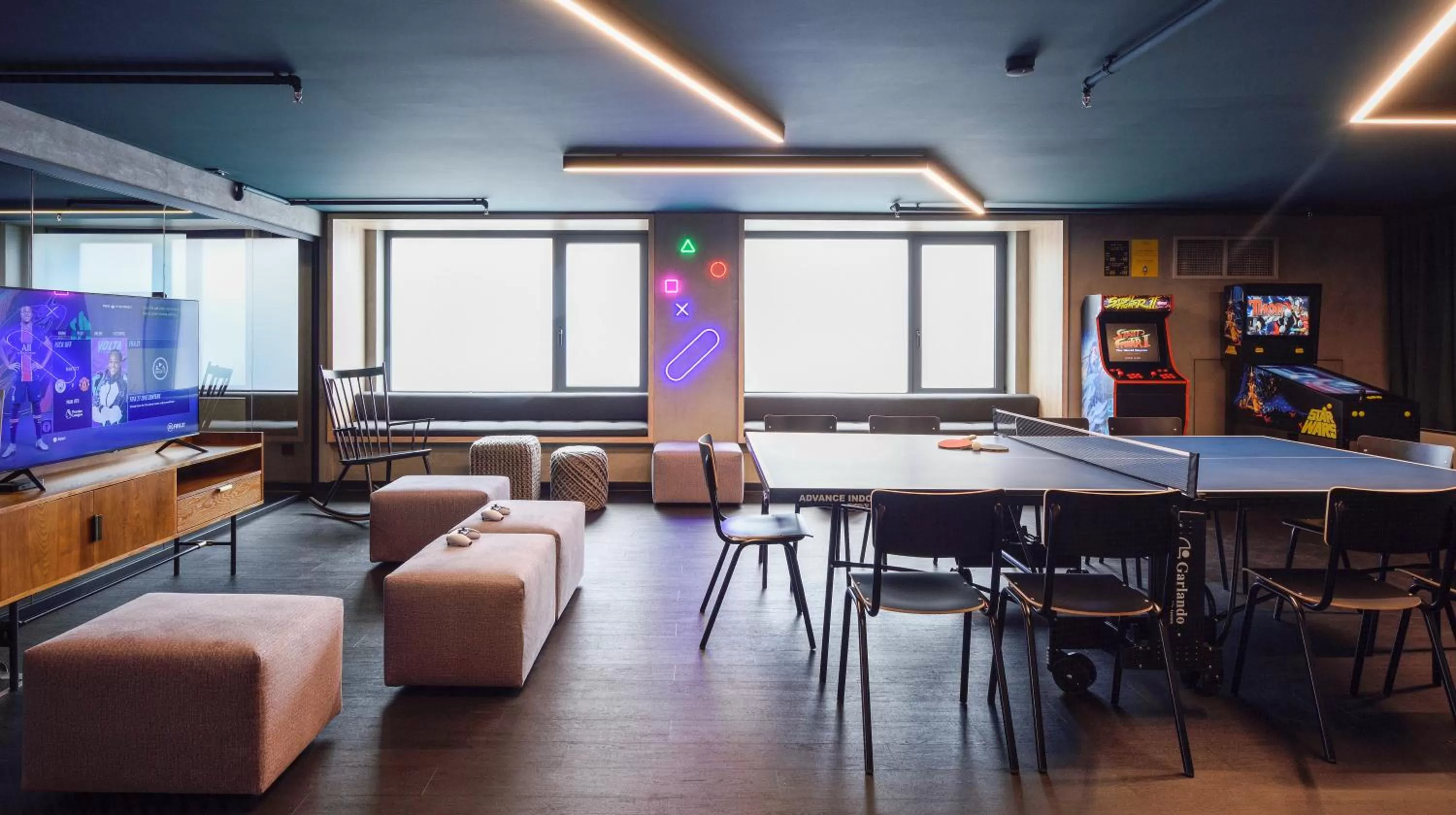 Game Room in ONOMA Hotel