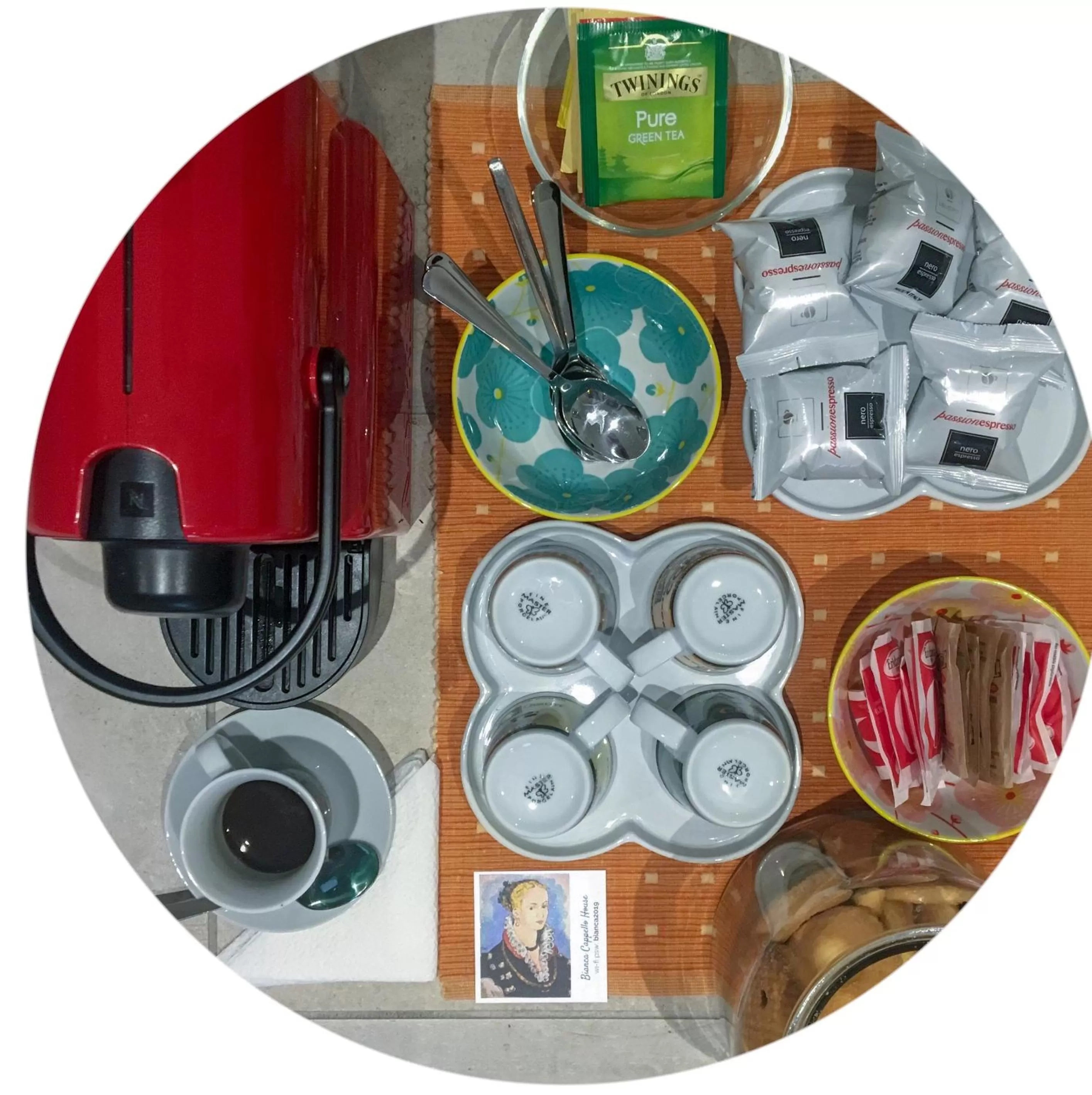 Coffee/tea facilities in Bianca Cappello House