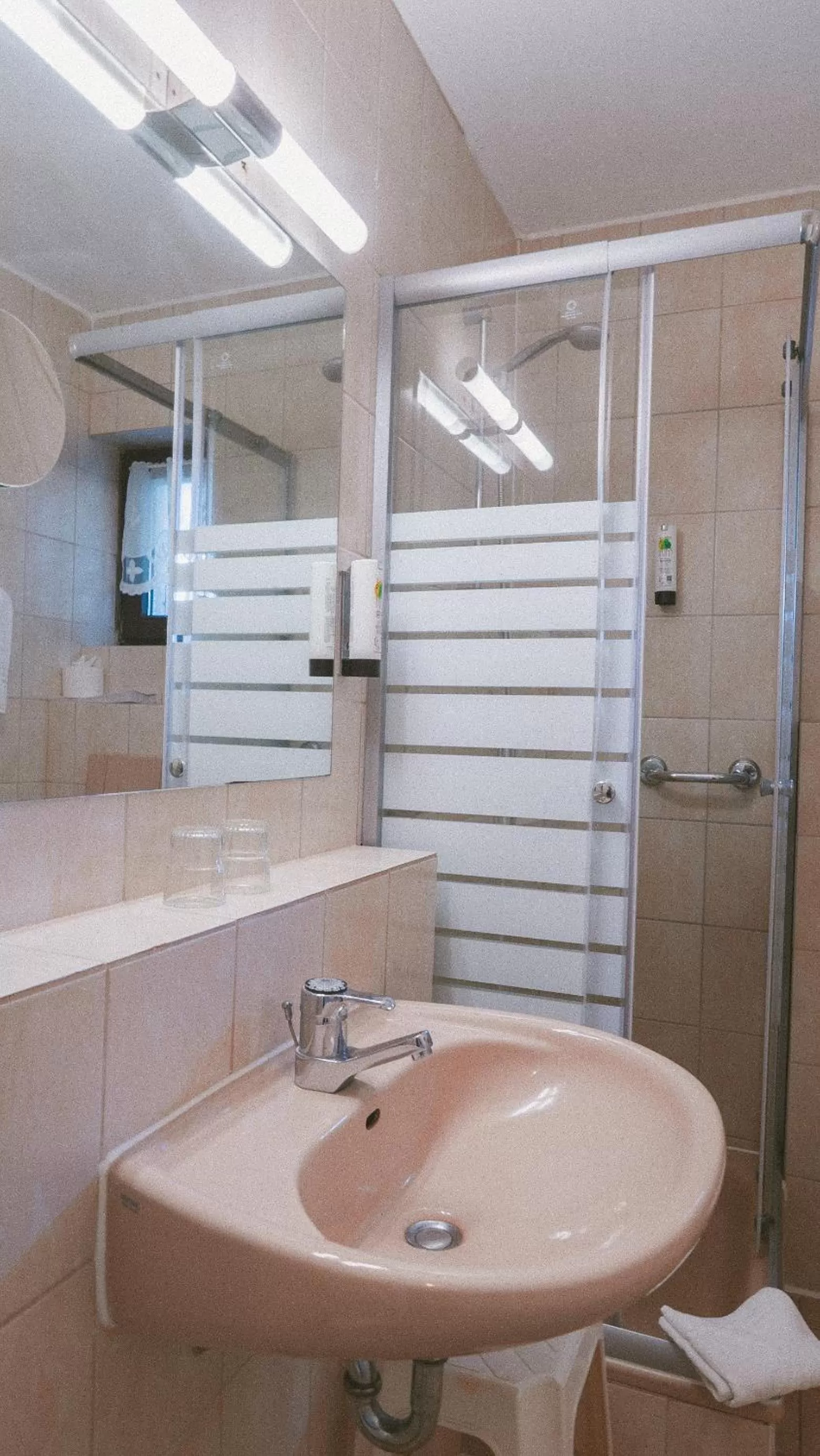 Shower in Hotel Büchner Garni