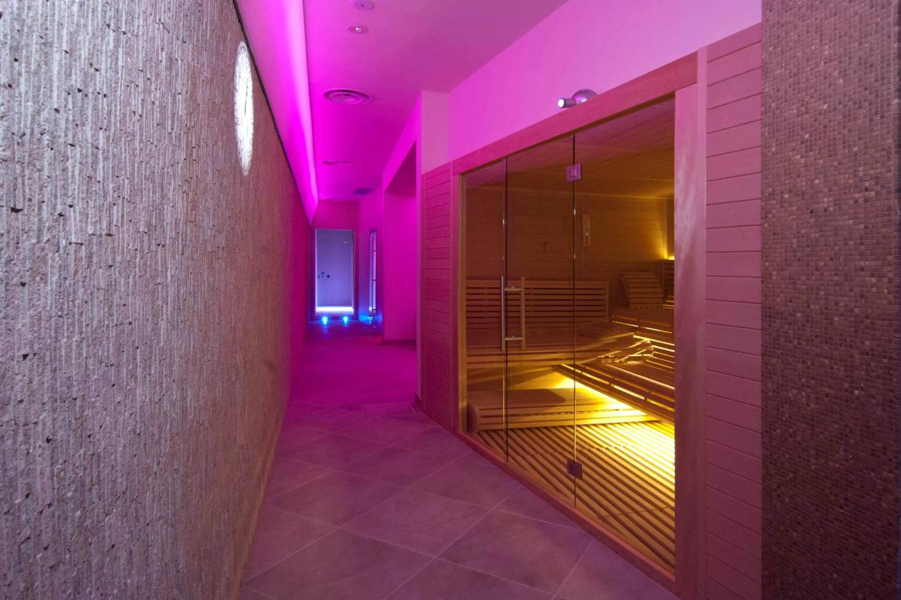 Sauna, Bed in Hotel Savoia Thermae & SPA