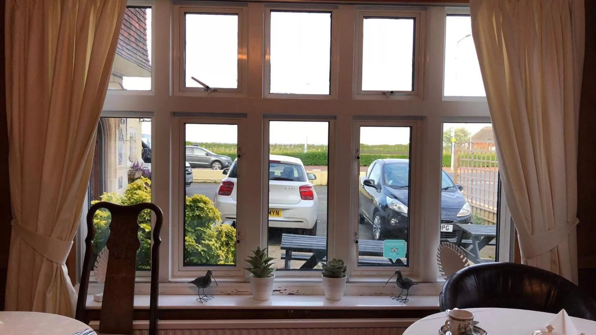 Dining area in Gable End Hotel