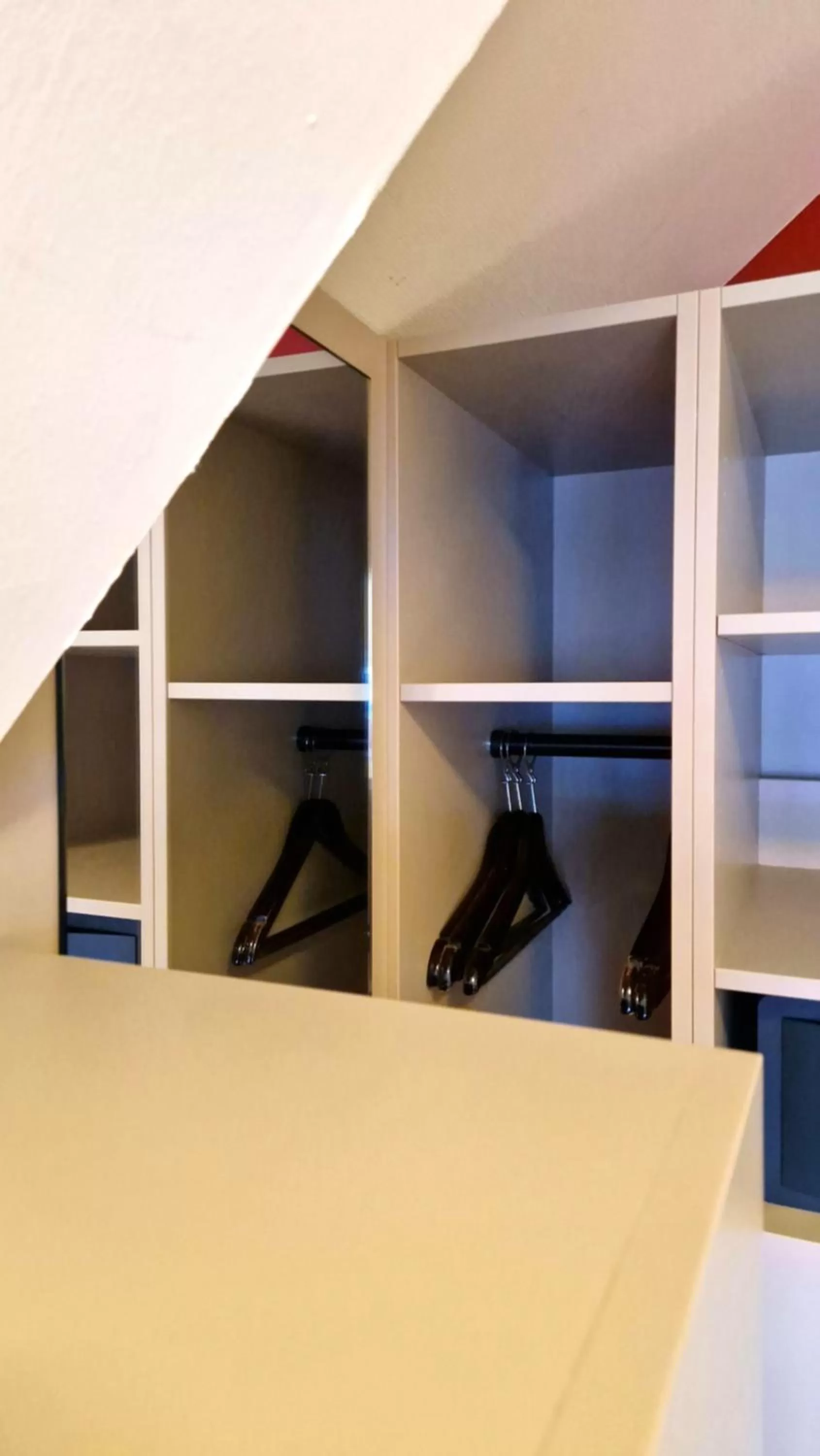 wardrobe in A-Train Hotel