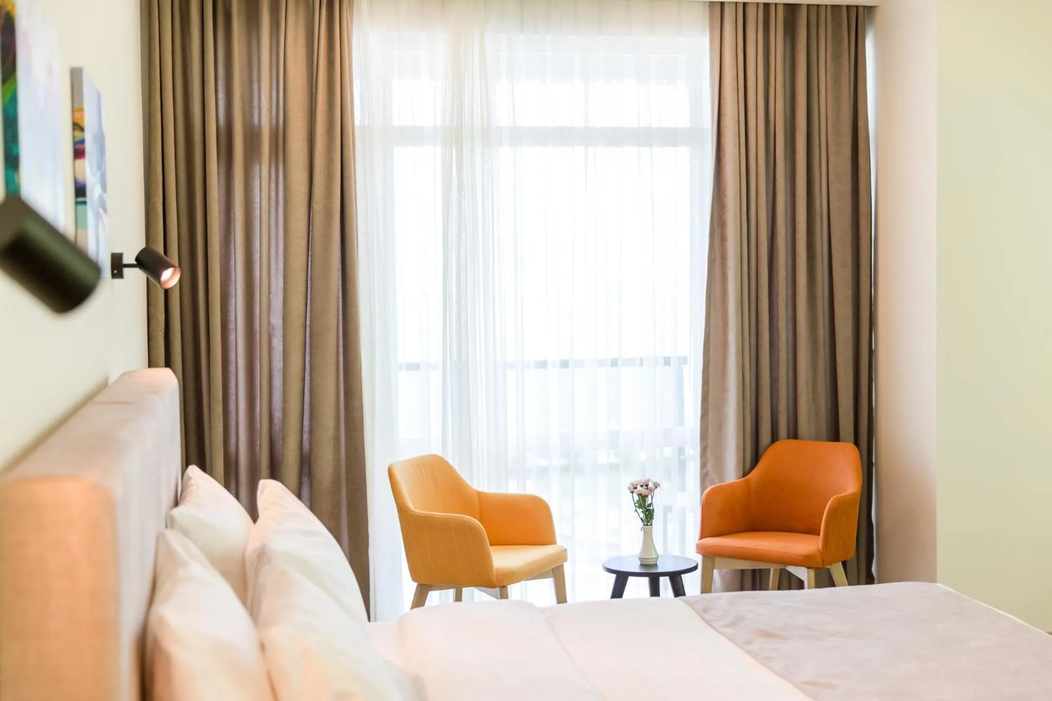 Seating area, Bed in Best Western Premier Batumi