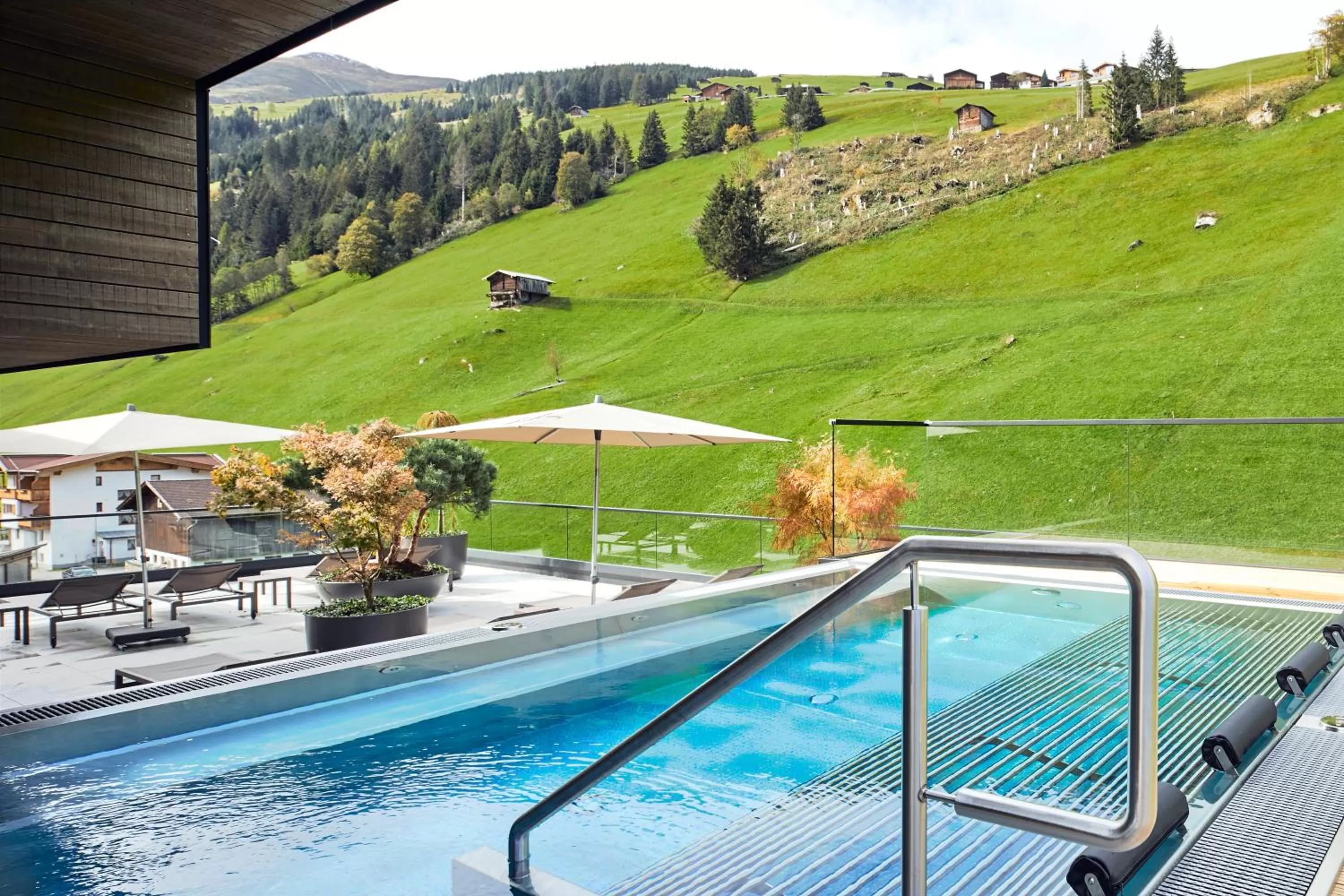 Hot Tub in Hotel Tirolerhof 4 Sterne Superior