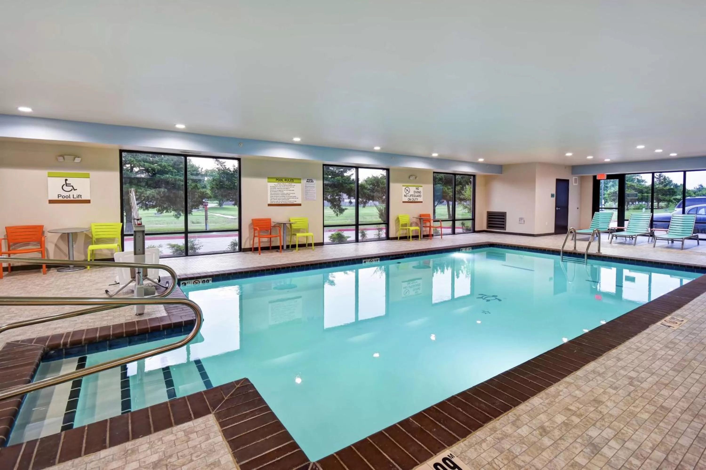 Pool view in Home2 Suites By Hilton El Reno