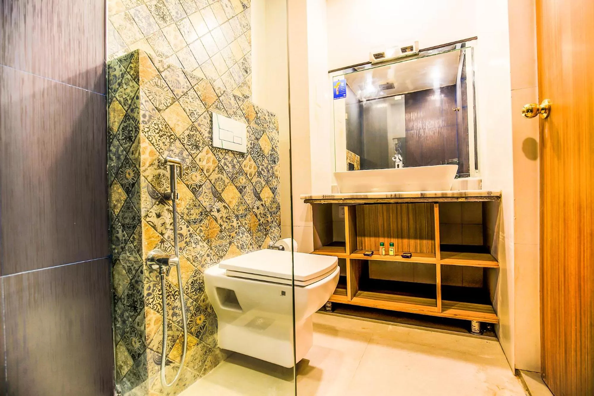 Bathroom in FabHotel Casa Kiara With Pool Side Bar - Nr Calangute Beach