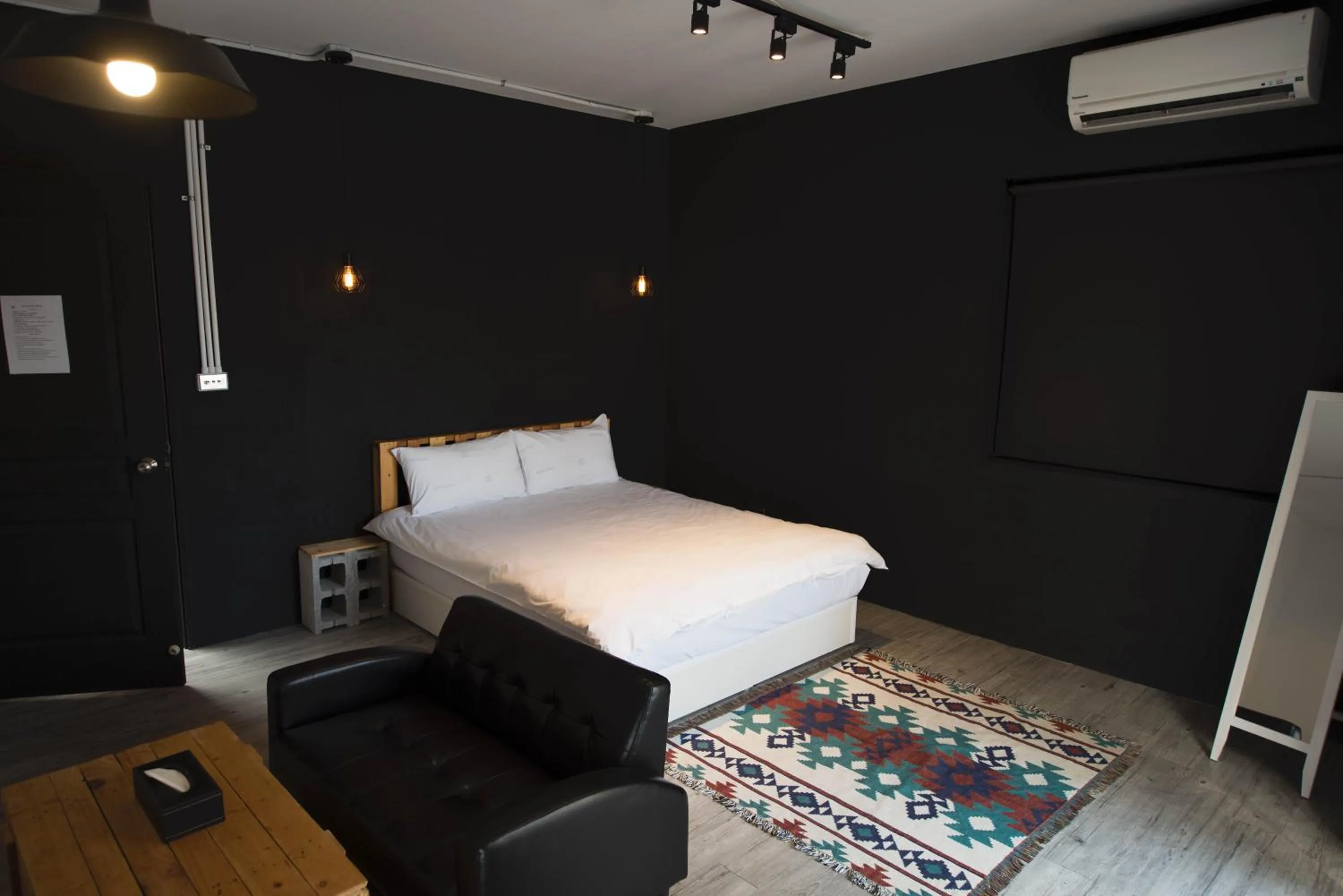 Bed in 被愛咖啡小旅館 Birdeye Garden